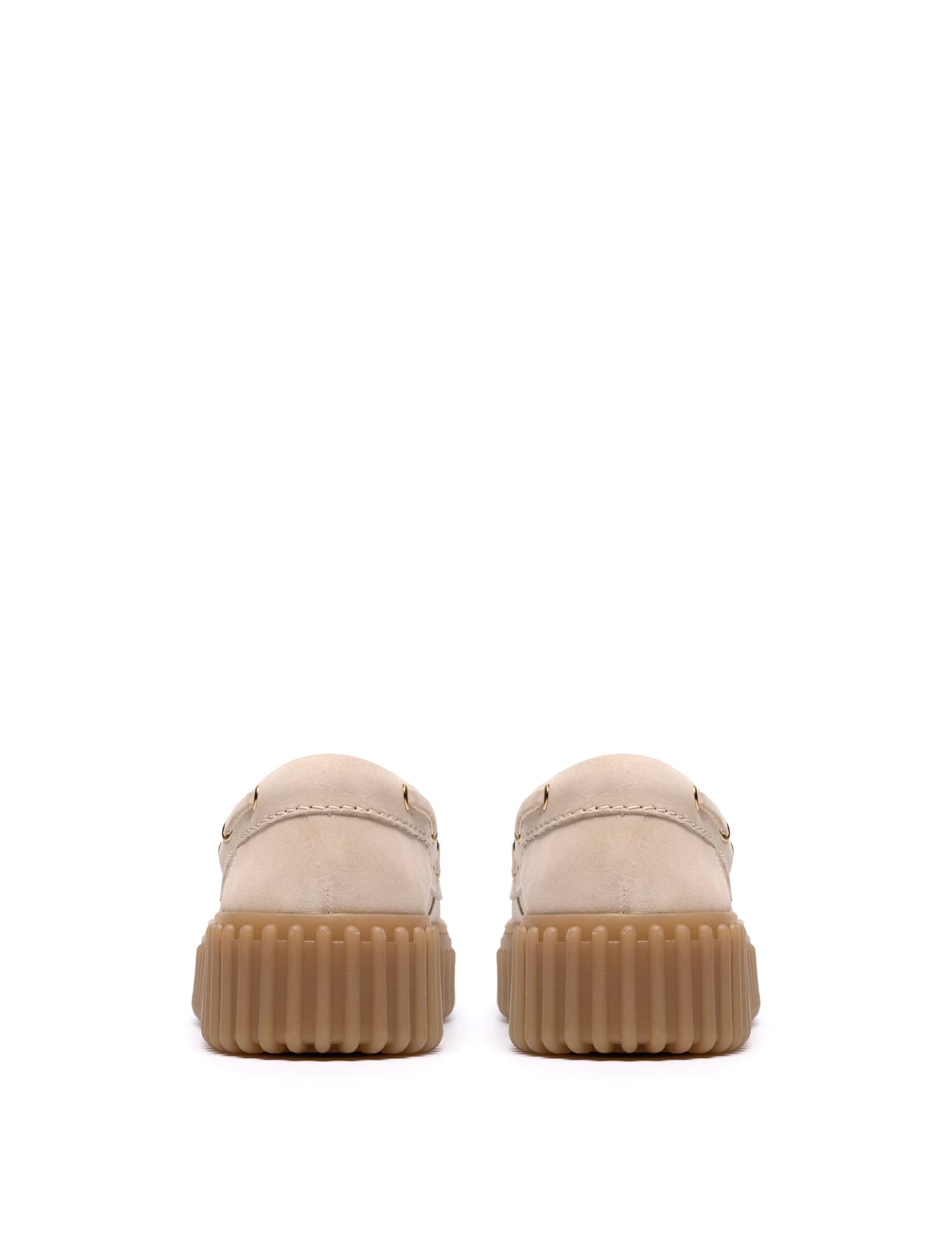 Leather Platform Boat Shoes - image 4