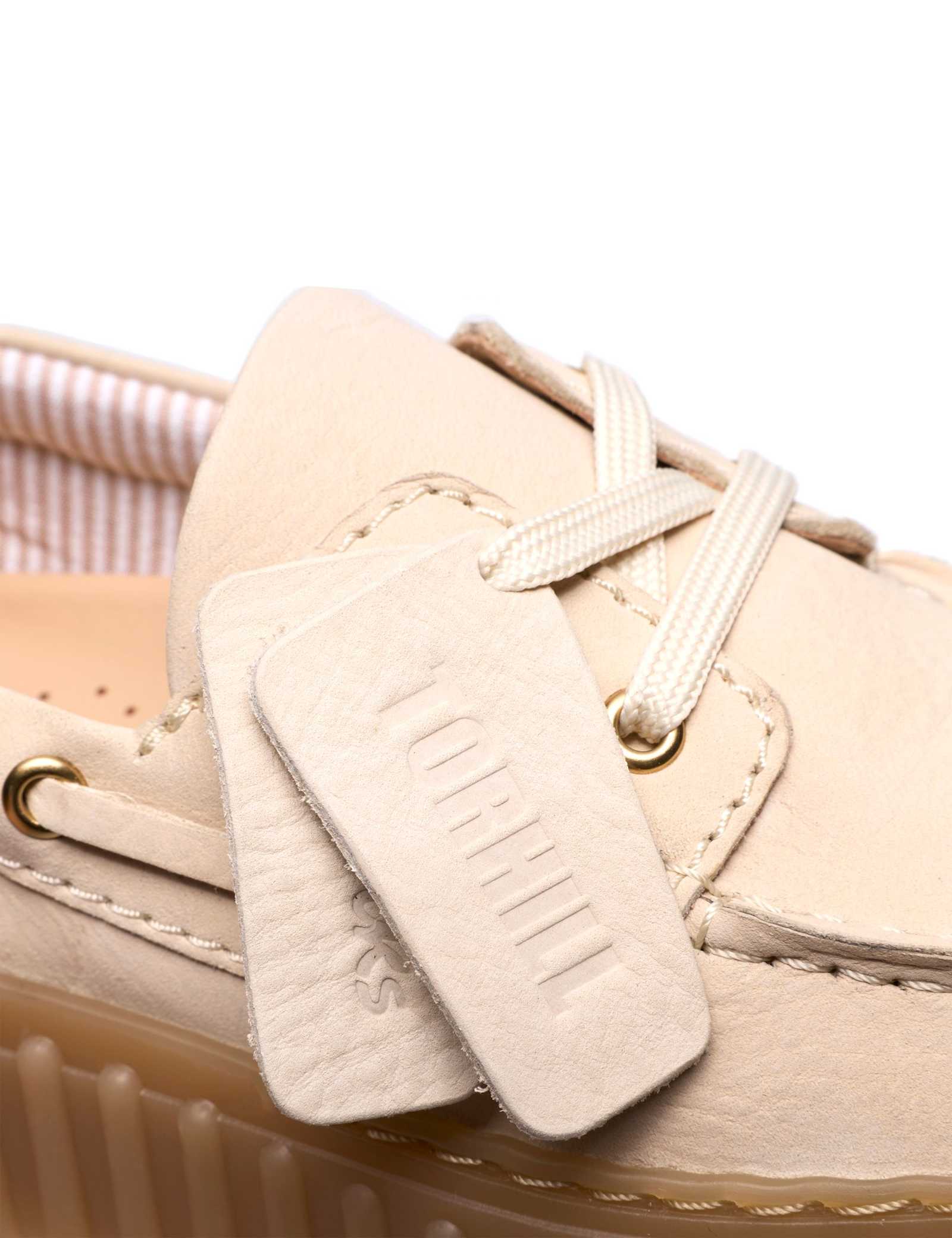 Leather Platform Boat Shoes - image 3
