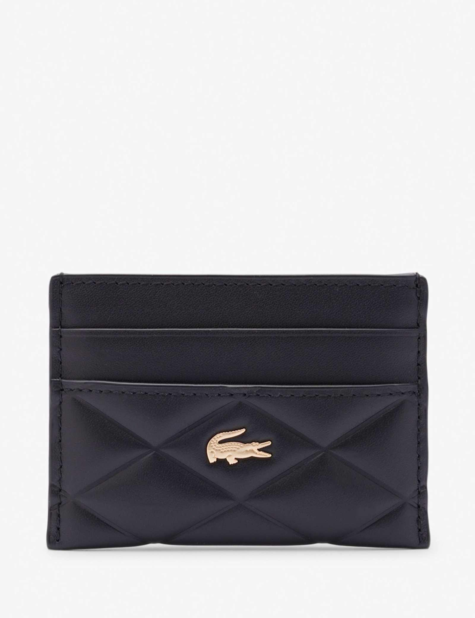Leather Quilted Cardholder - image 1