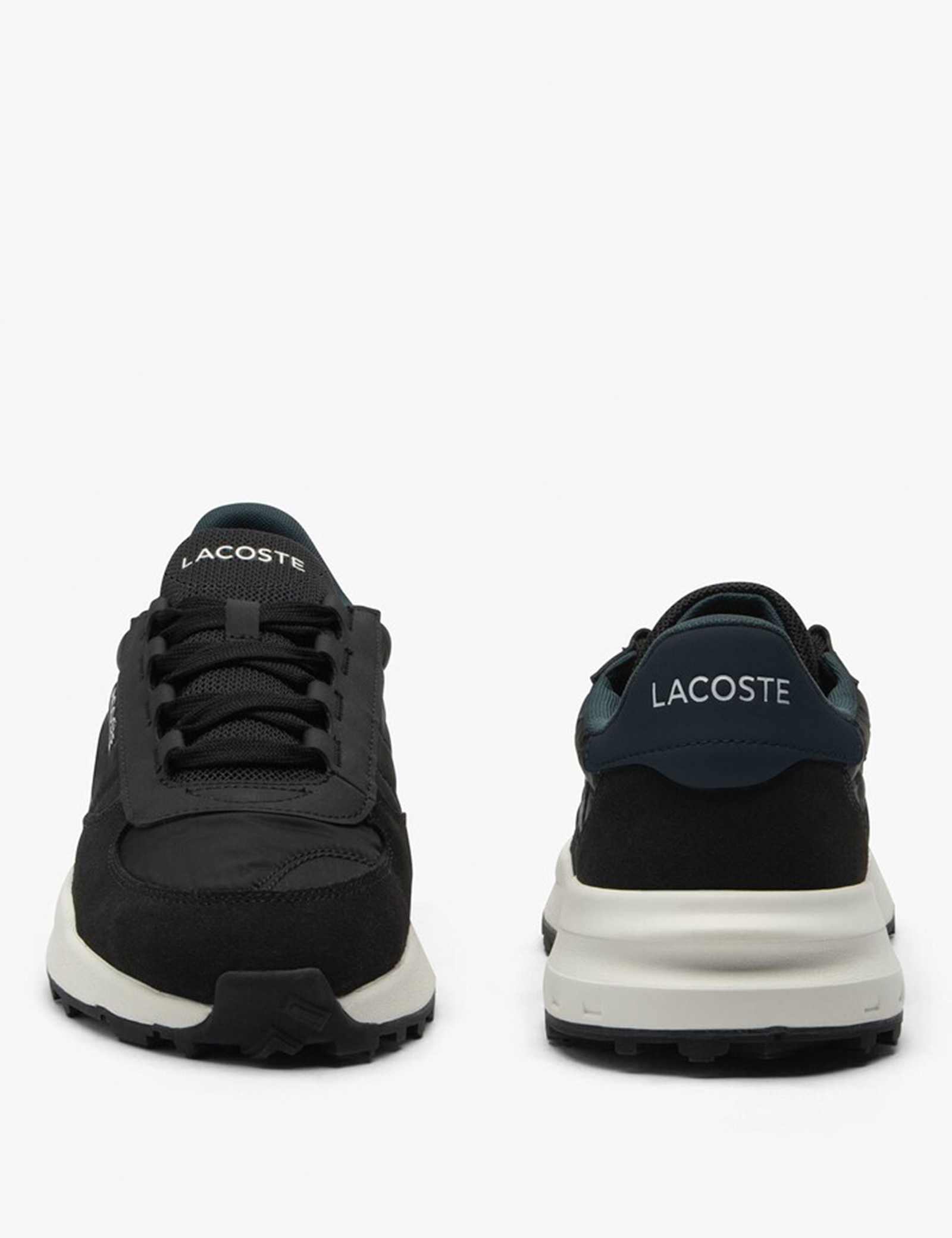Faux Leather Lace Up Trainers - image 3
