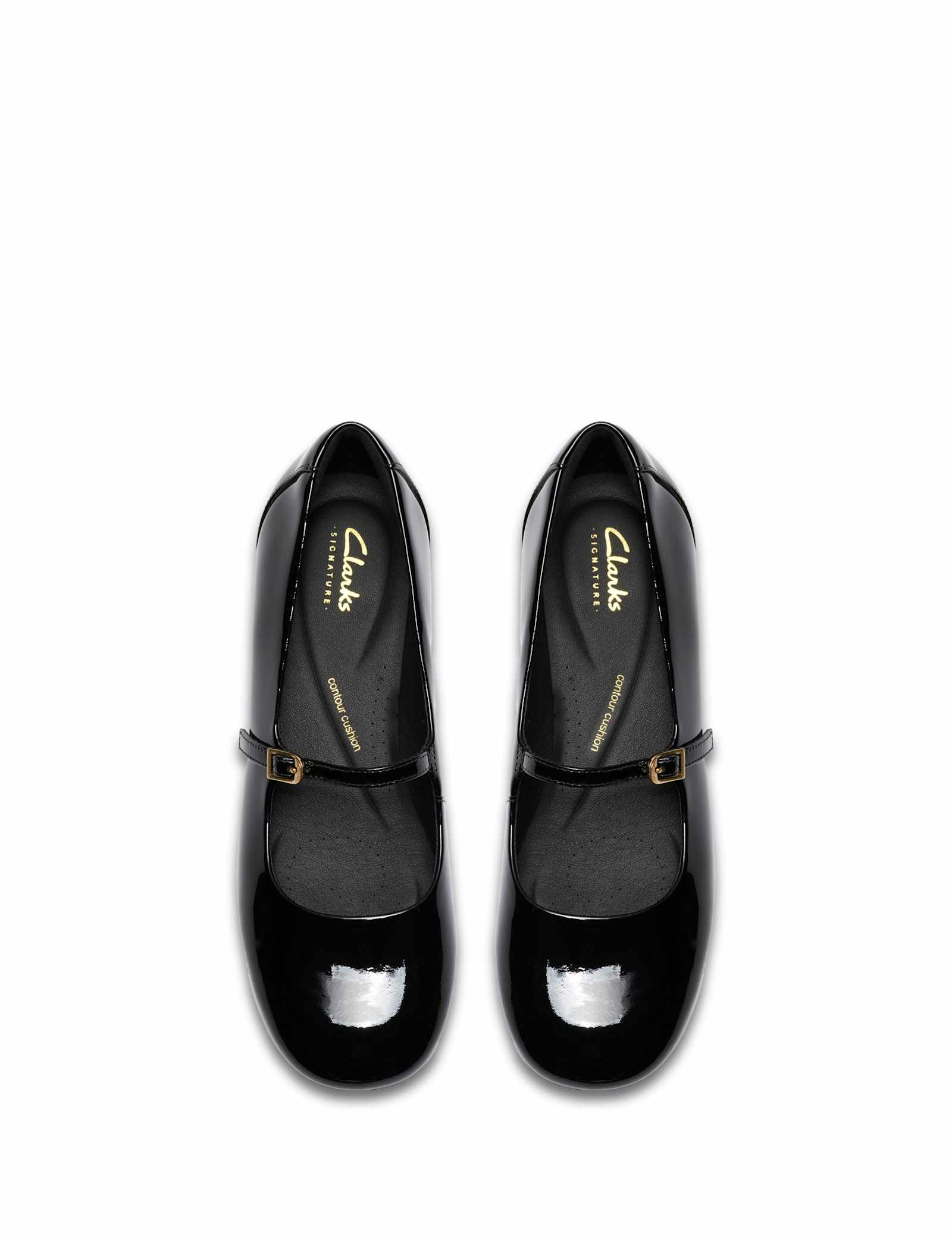 Leather Buckle Block Heel Mary Jane Shoes - image 5