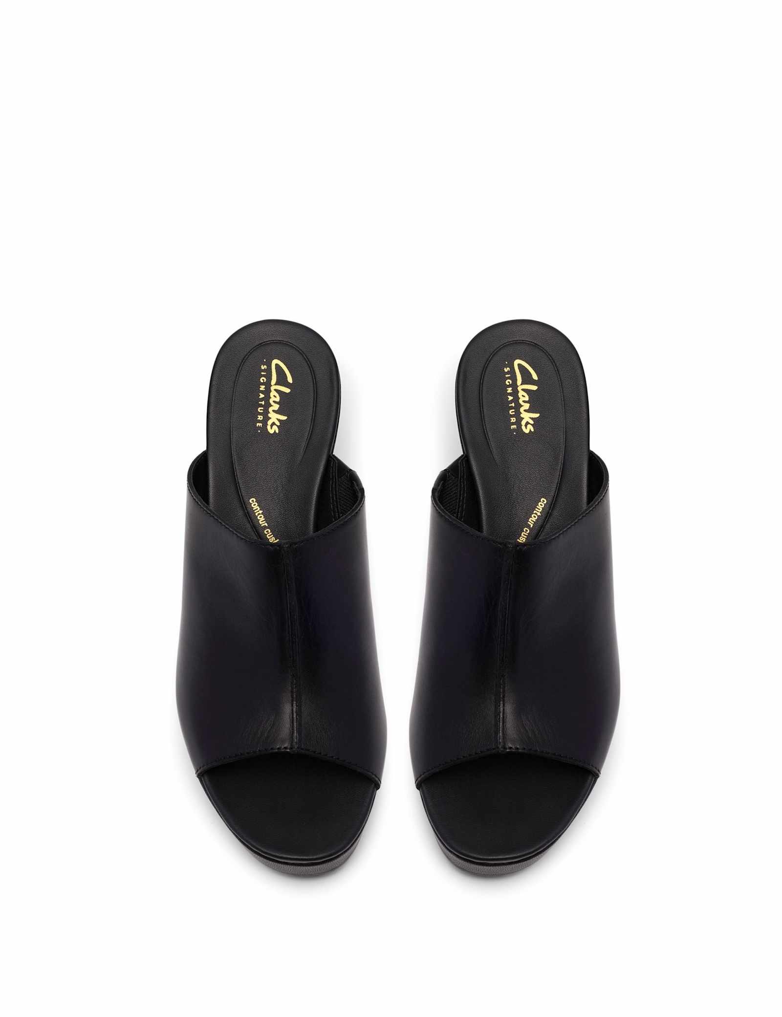 Leather Wedge Mules - image 5