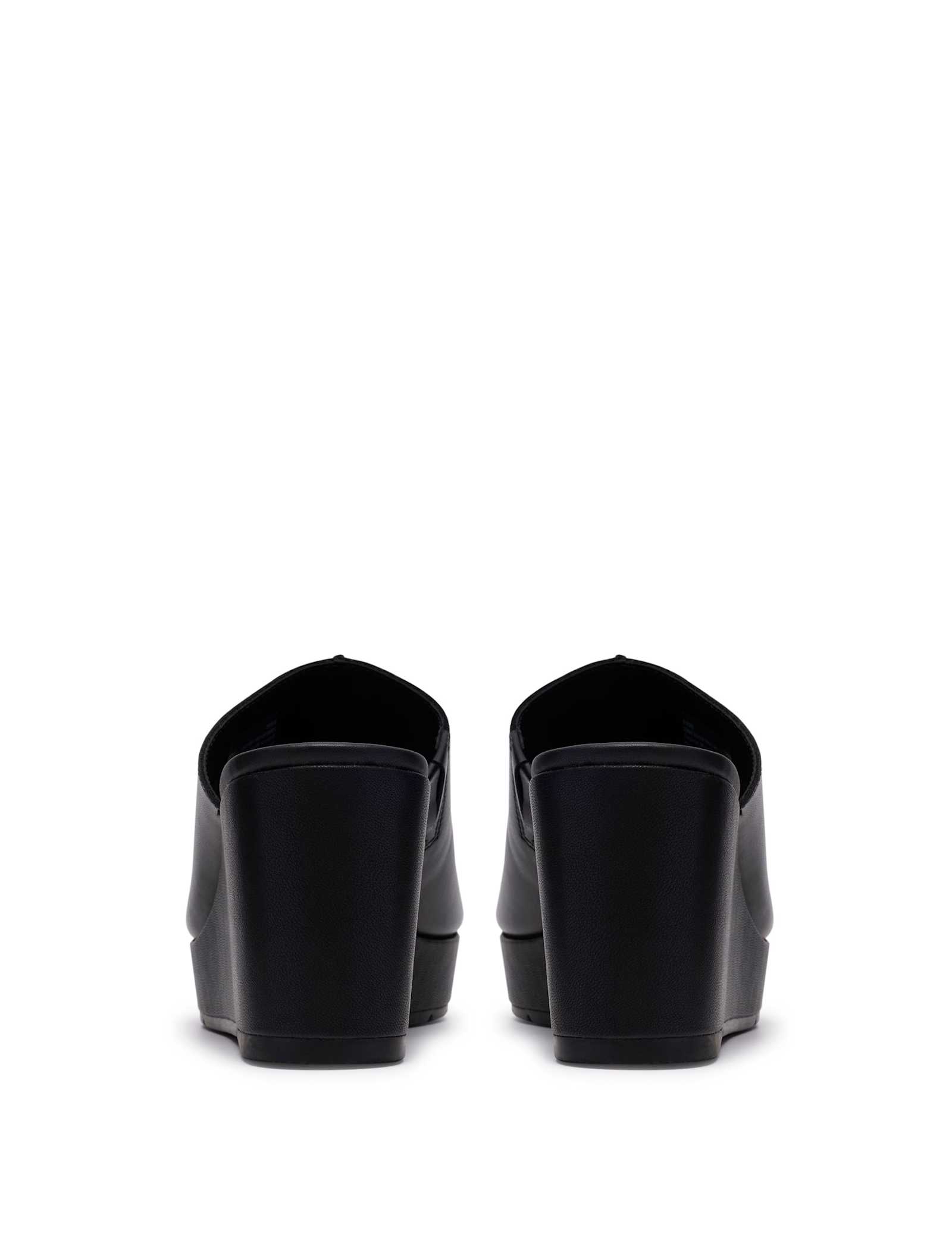 Leather Wedge Mules - image 3