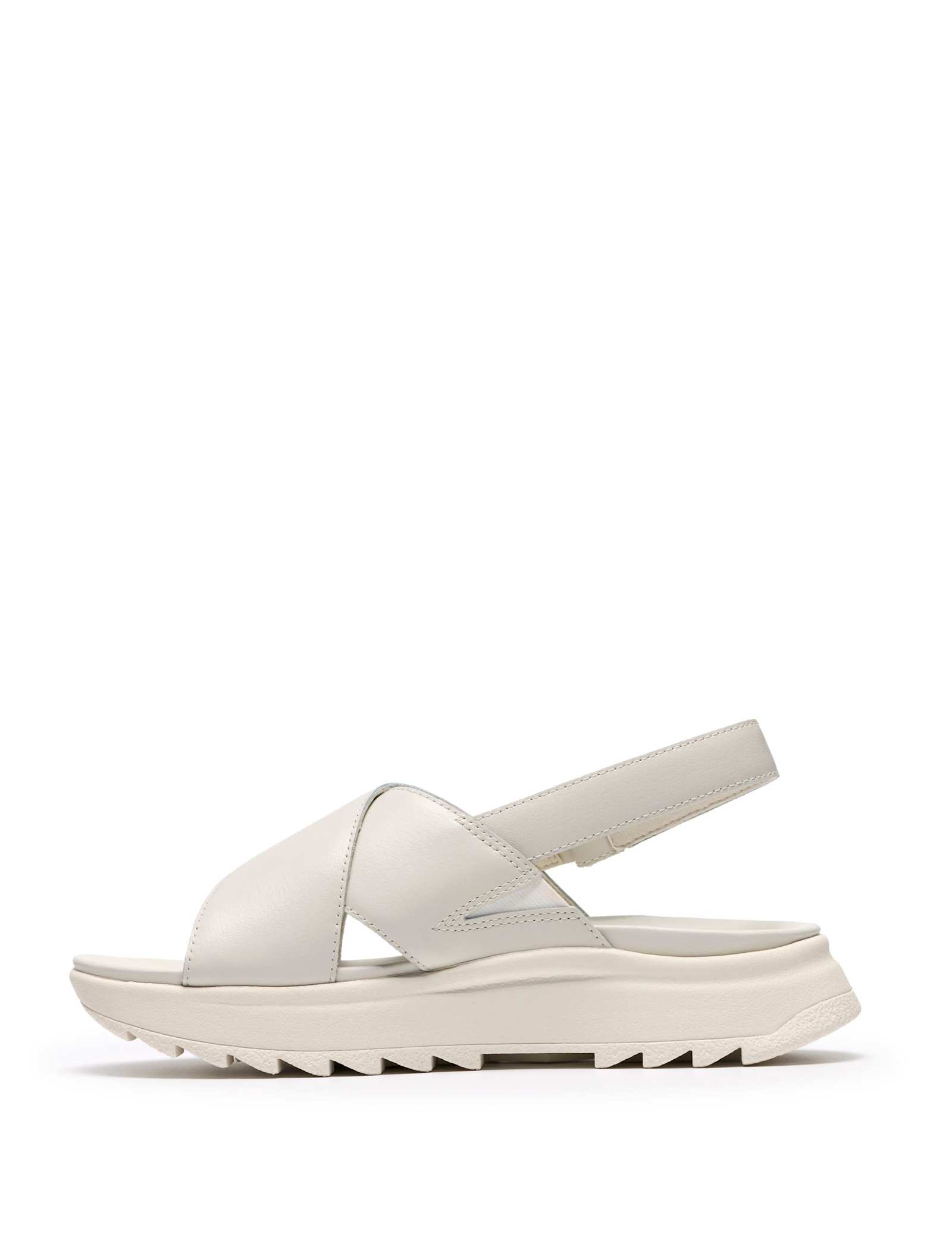 Leather Platform Slingback Sandals - image 4