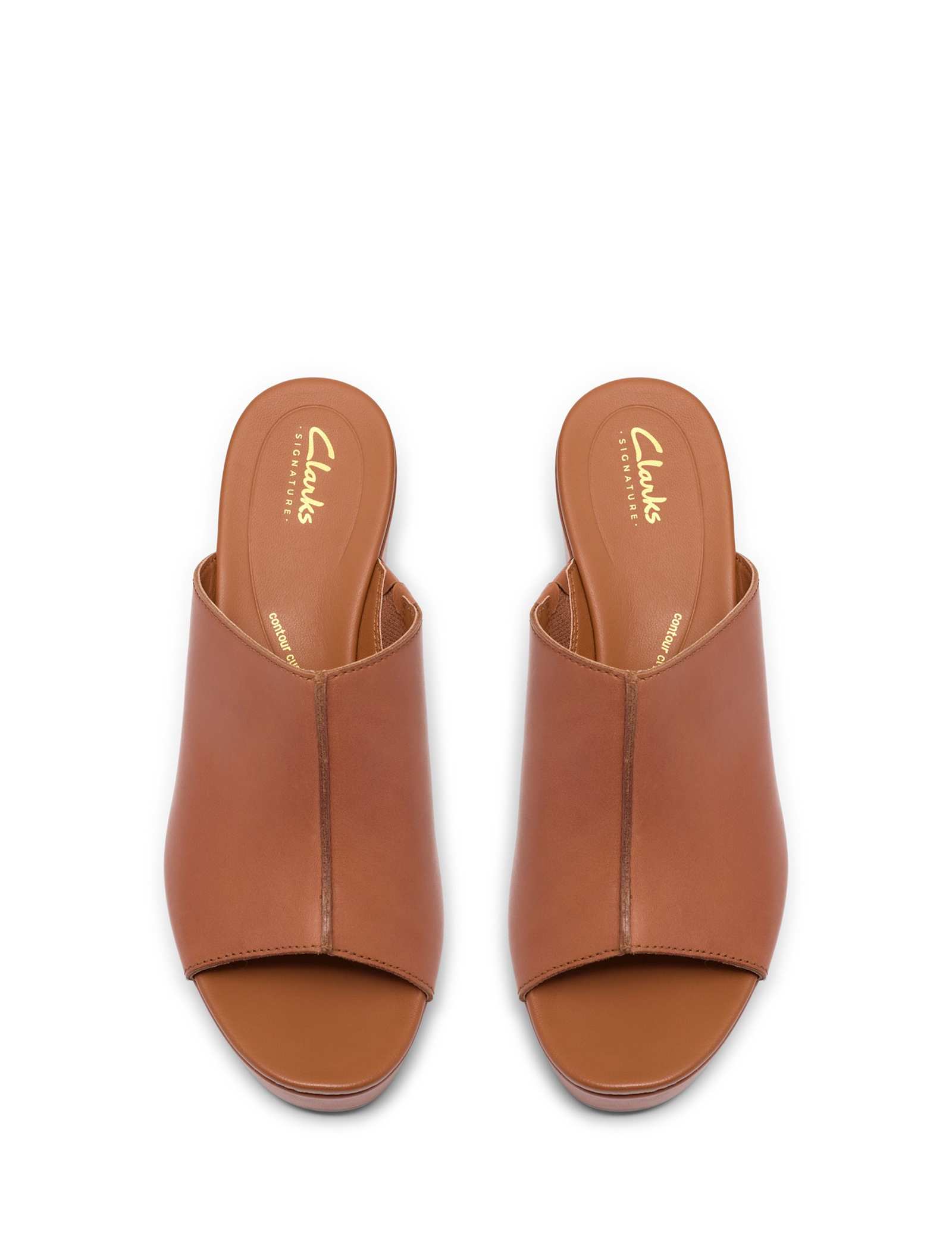 Leather Wedge Mules - image 4