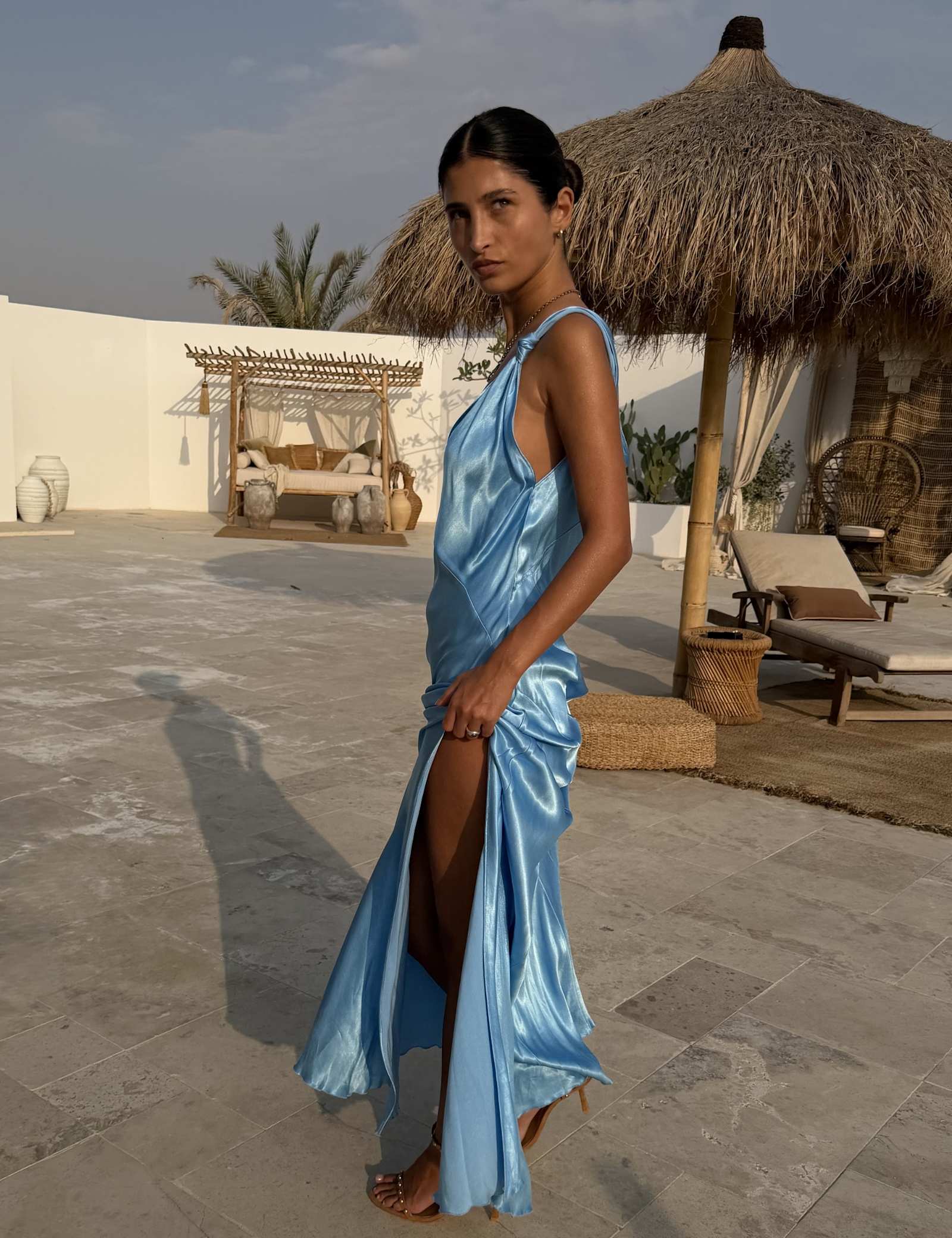 V-Neck Maxi Slip Dress - image 4