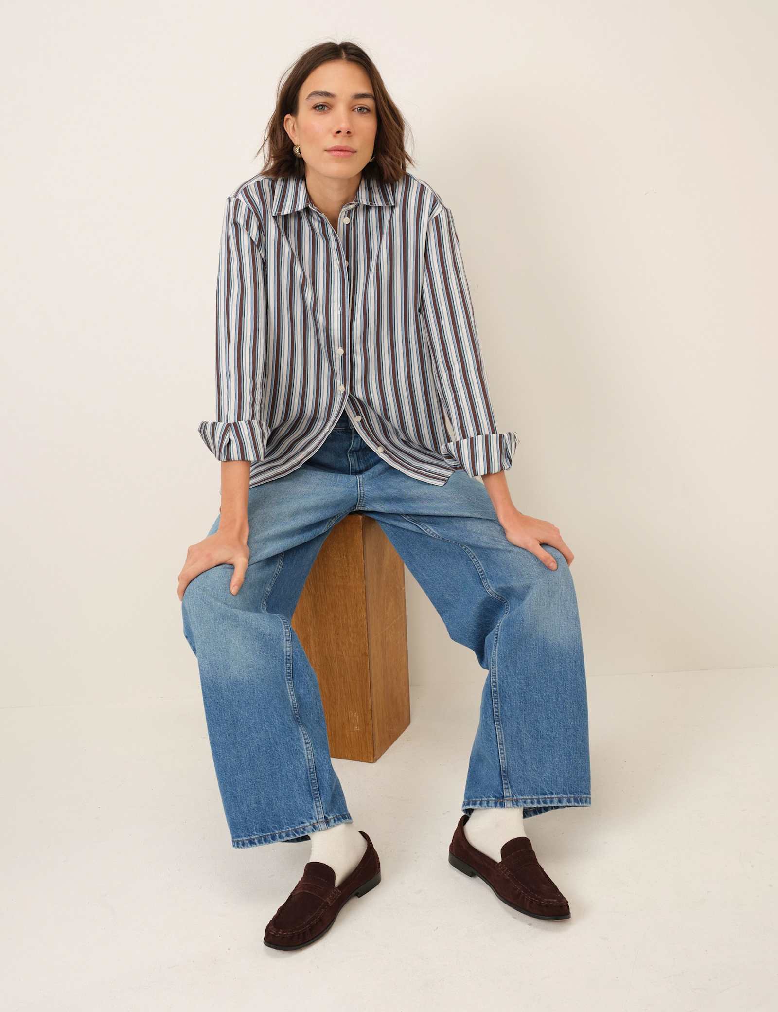 Striped Relaxed Shirt - image 5