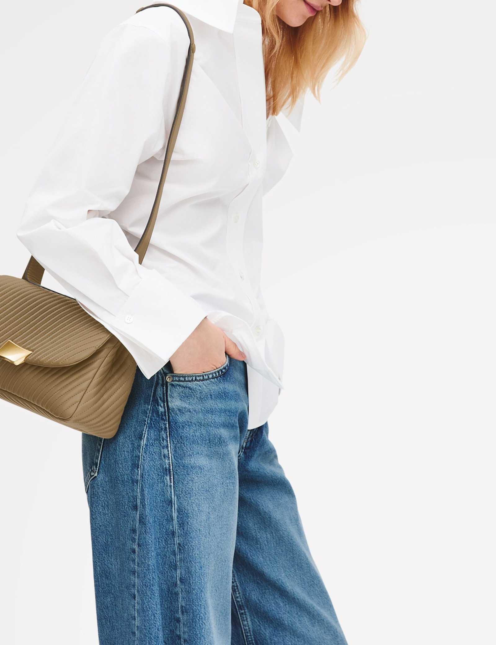 Belsize Leather Quilted Cross Body Bag - image 4