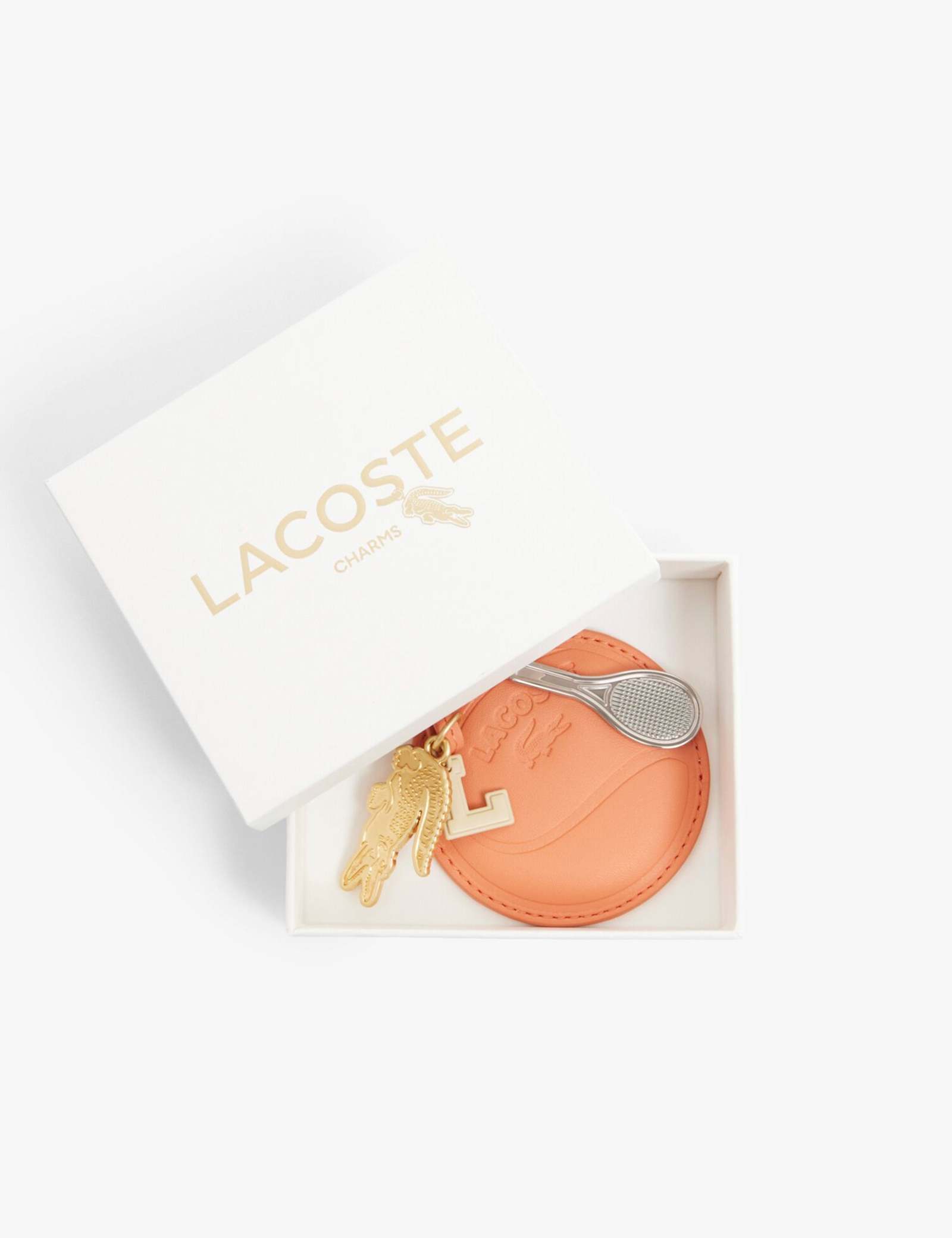 Tennis Racket Mirror L Charm Key Ring - image 2