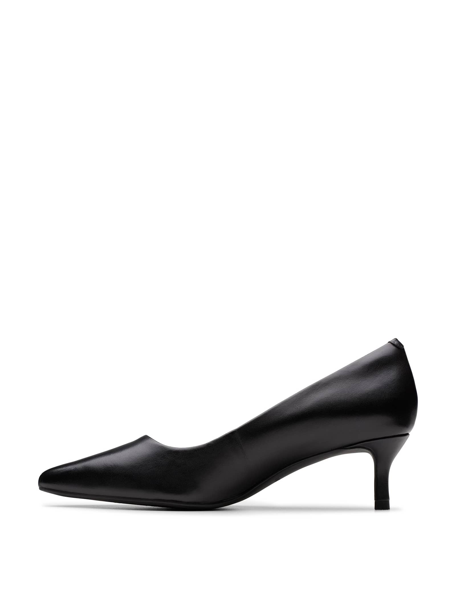 Leather Patent Kitten Heel Court Shoes - image 4
