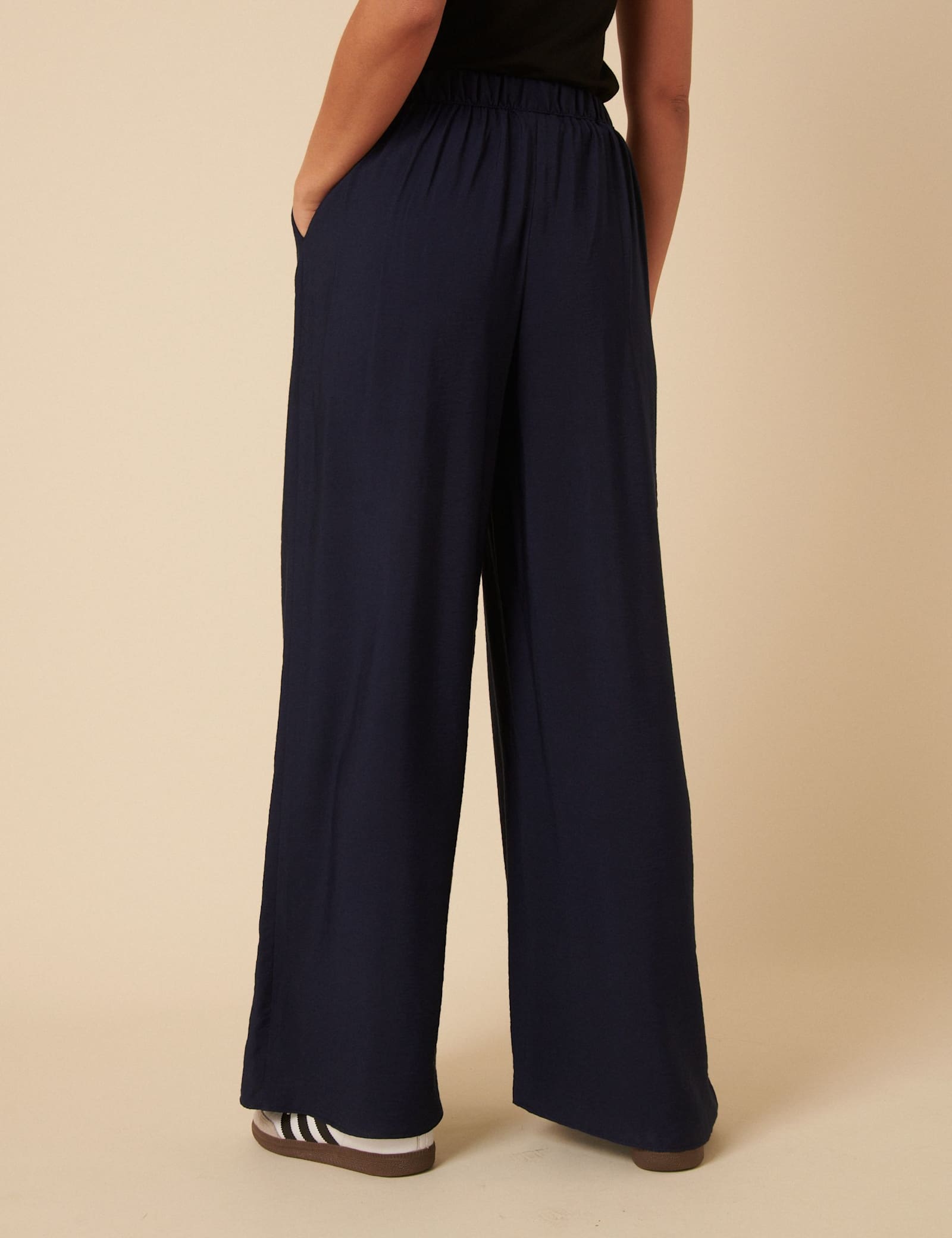 Wide Leg Cropped Trousers - image 5