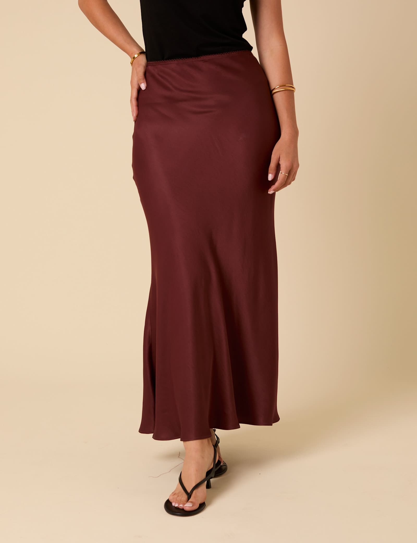 Midi Slip Skirt - image 3