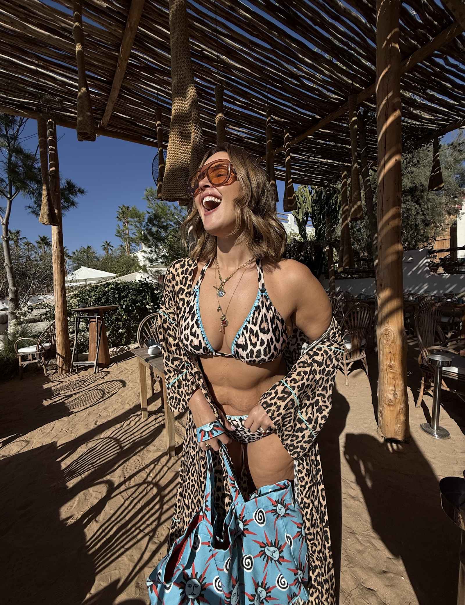 Animal Print Kaftan - image 3