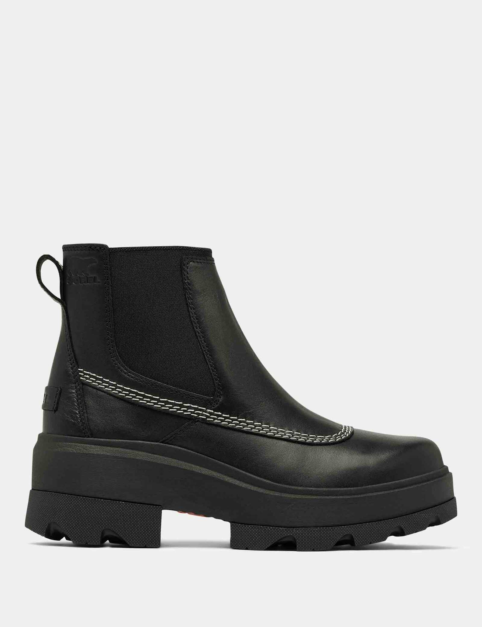Joan Leather Block Heel Chelsea Boots - image 1