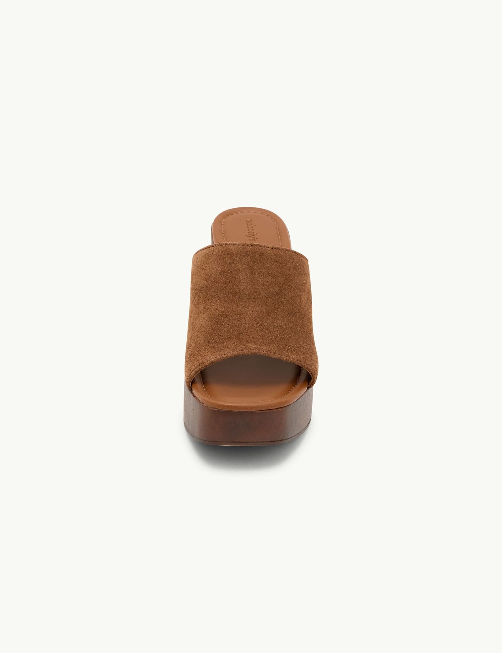 Suede Platform Peep Toe Sandals - image 3
