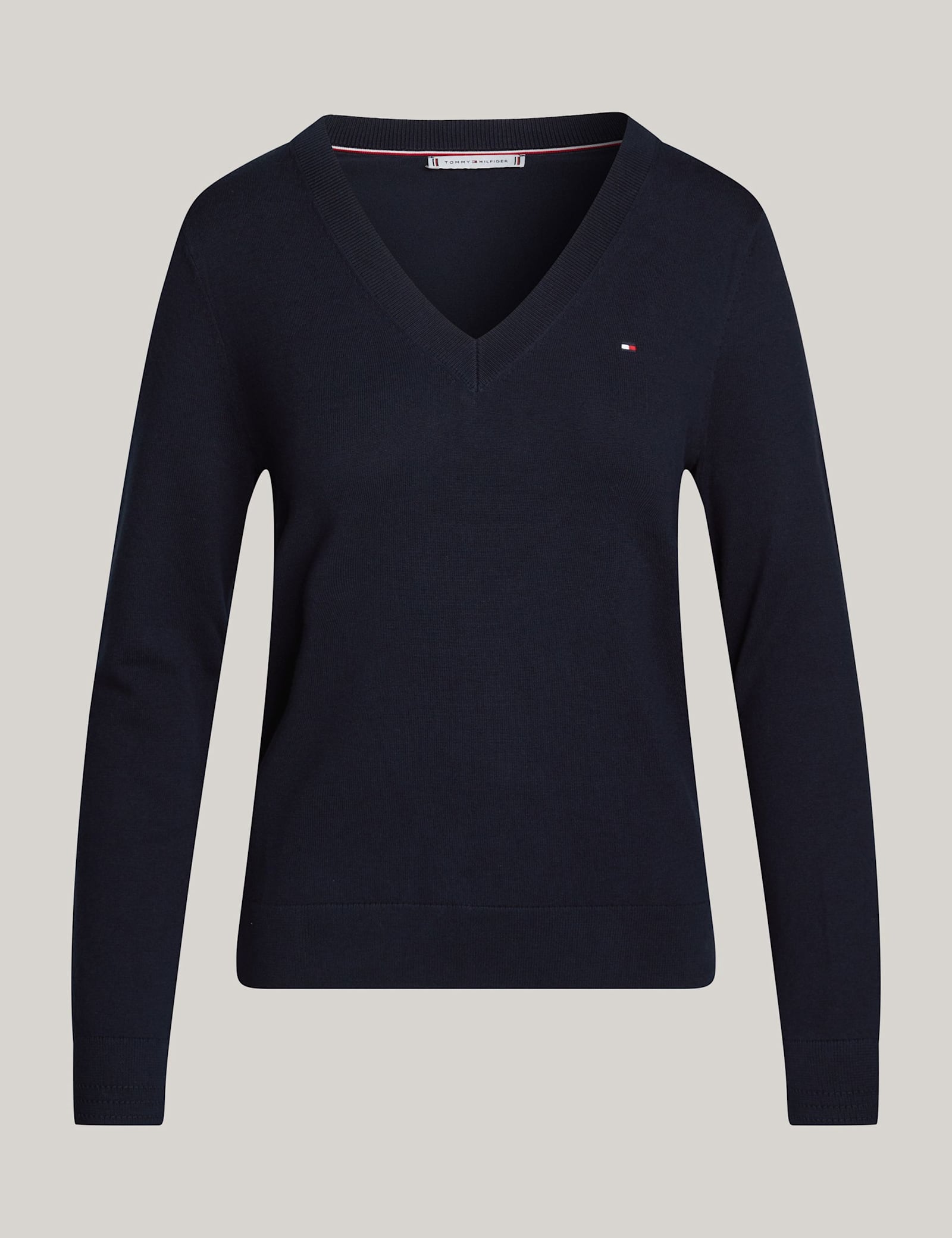 Cotton Rich V-Neck Jumper - image 2