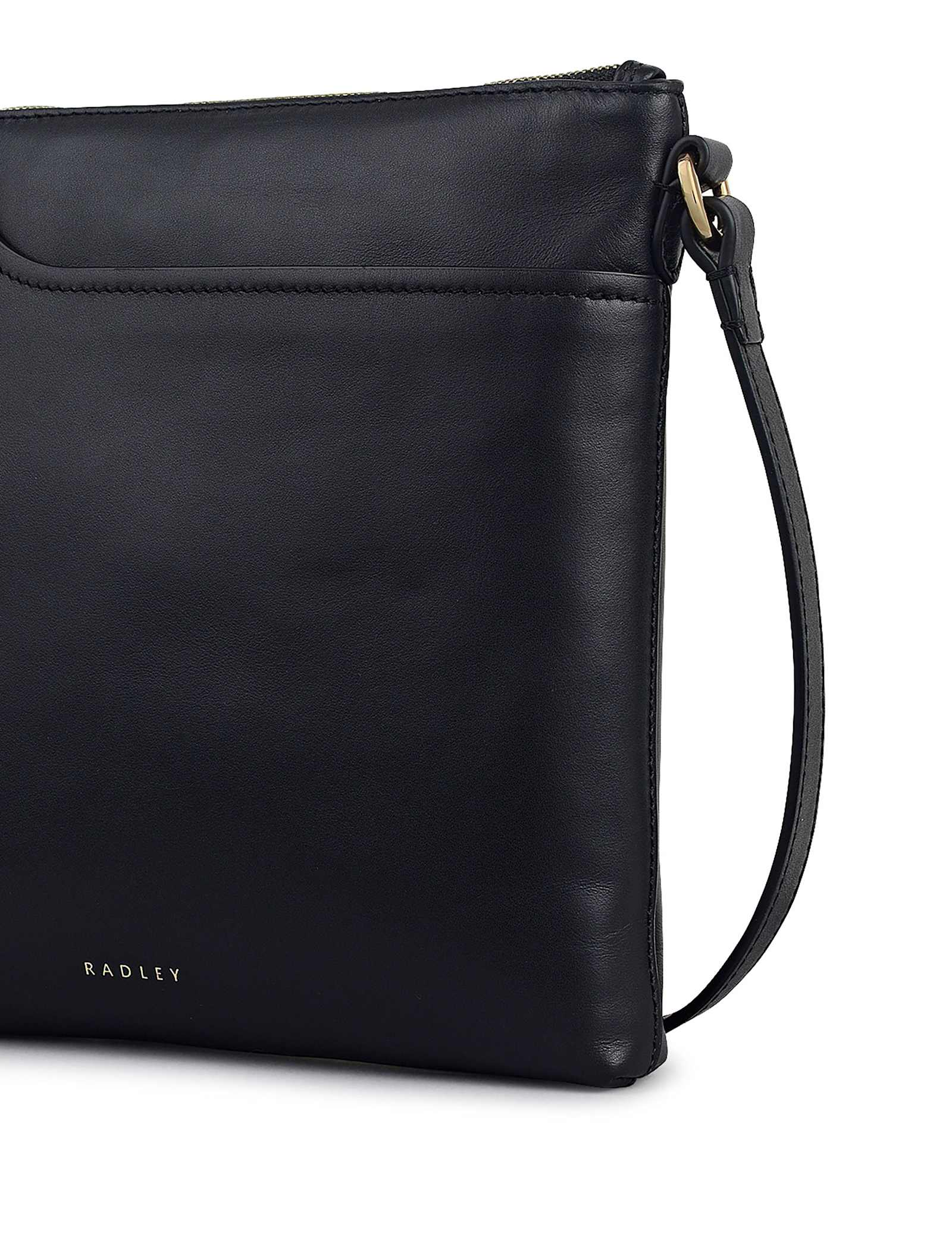 Leather Zip Detail Cross Body Bag - image 4