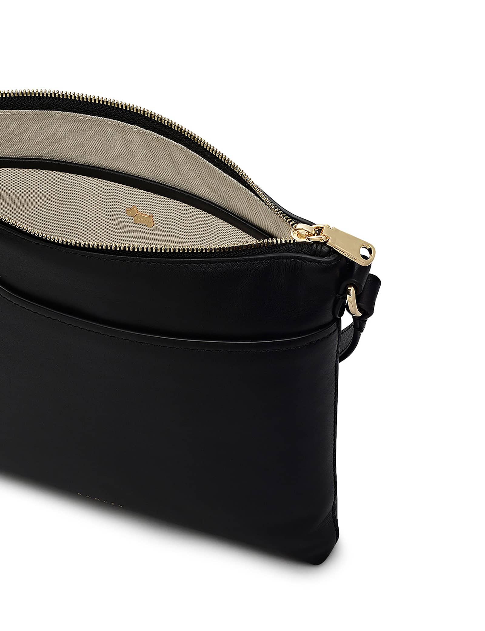Leather Zip Detail Cross Body Bag - image 5