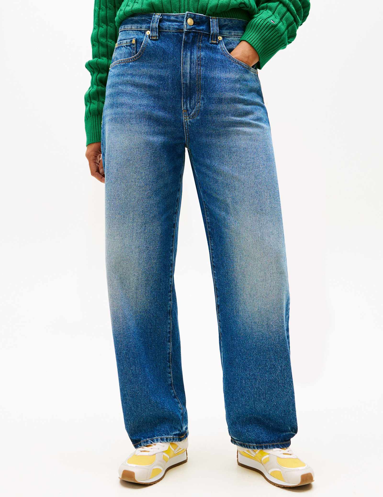 High Waisted Barrel Jeans - image 5