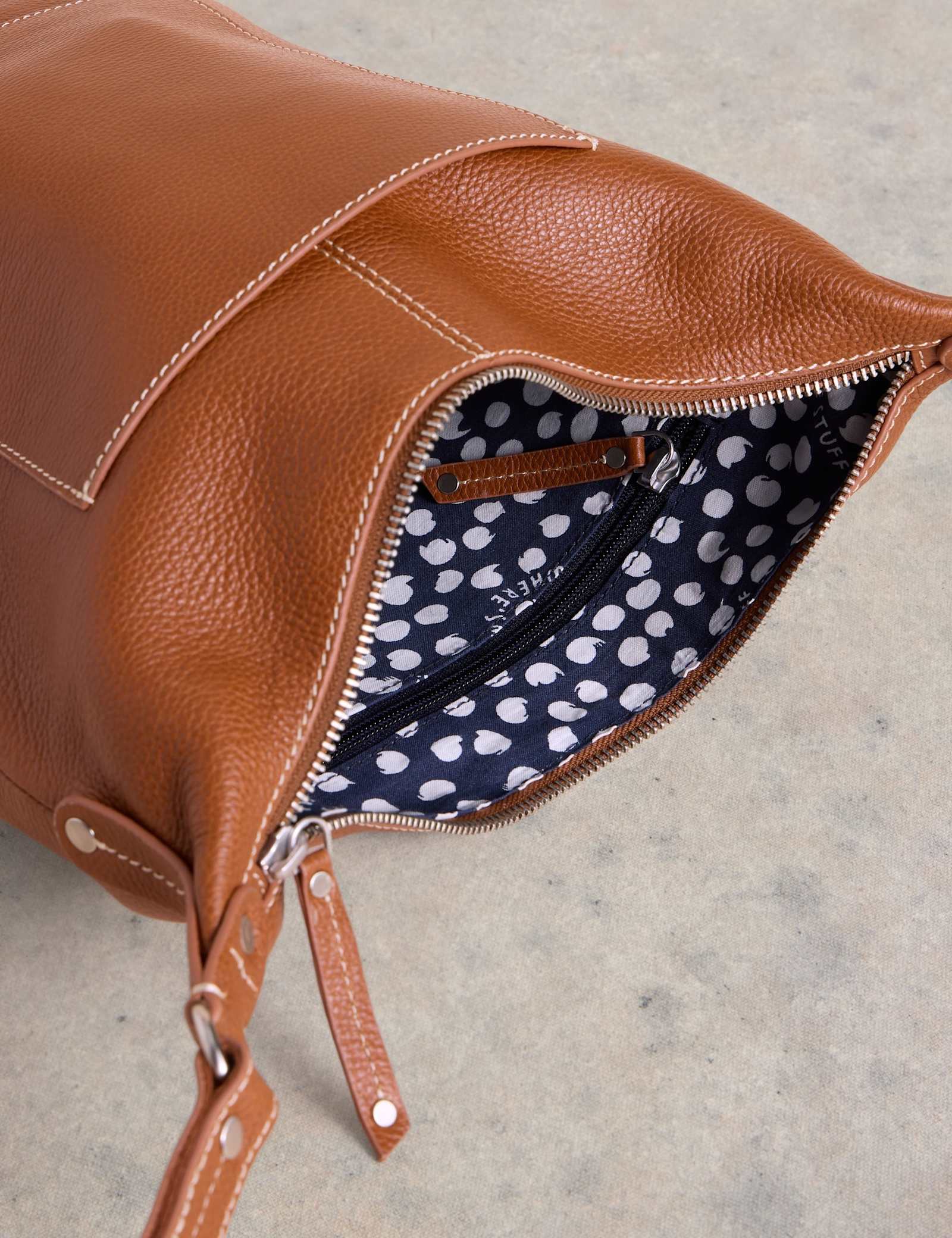 Leather Cross Body Bag - image 5