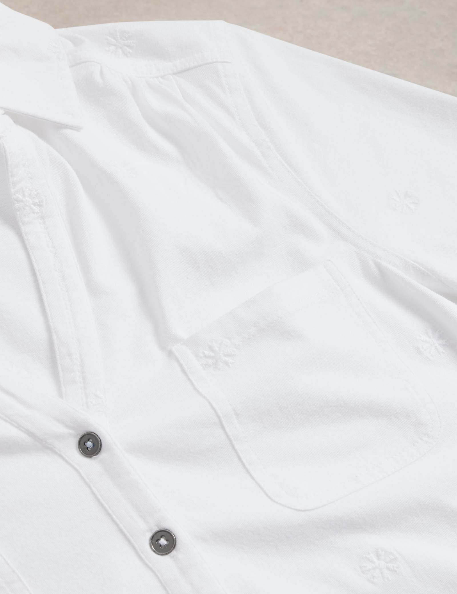 Pure Cotton Embroidered Shirt - image 3
