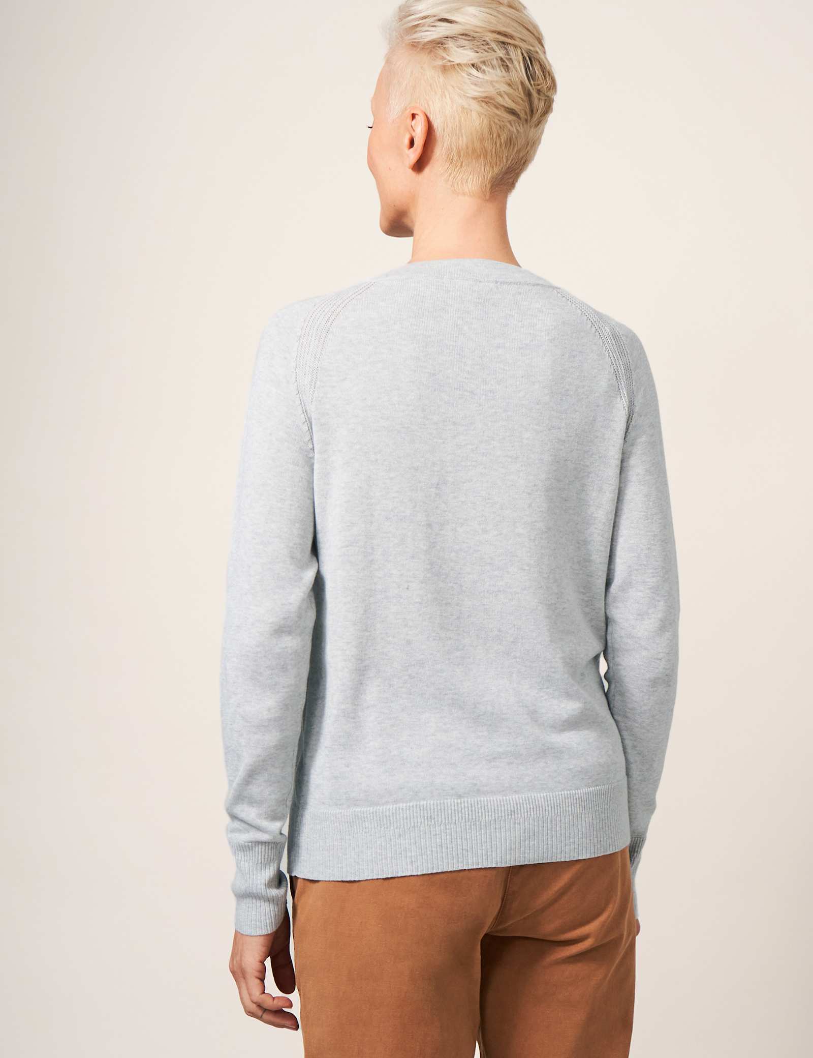 Pure Cotton Crew Neck Cardigan - image 5
