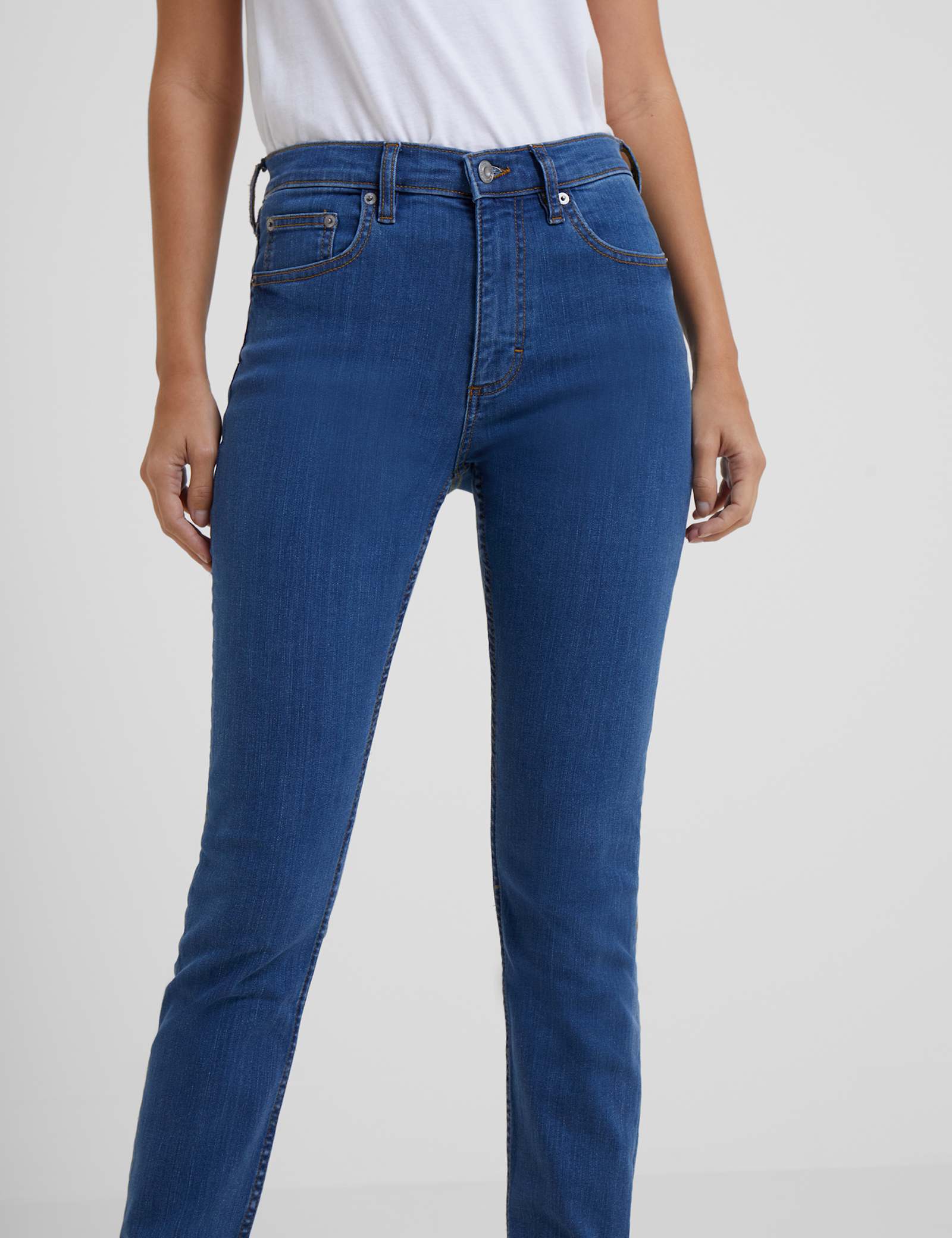 High Waisted Skinny Ankle Grazer Jeans - image 2