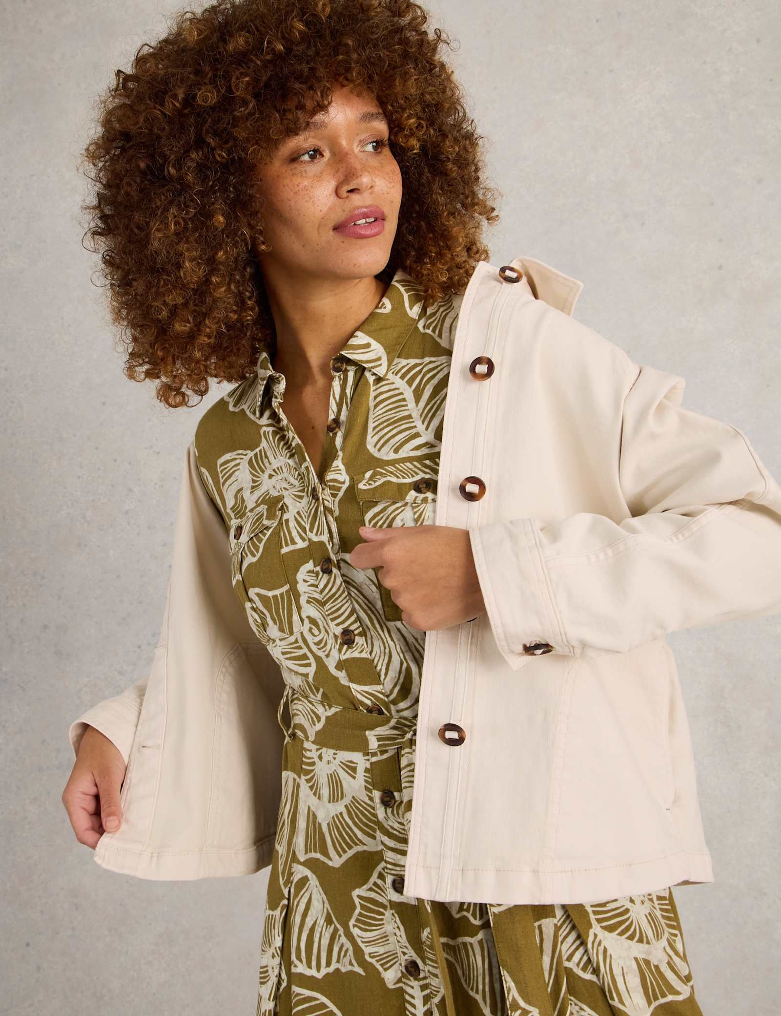 Denim Relaxed Jacket - image 3
