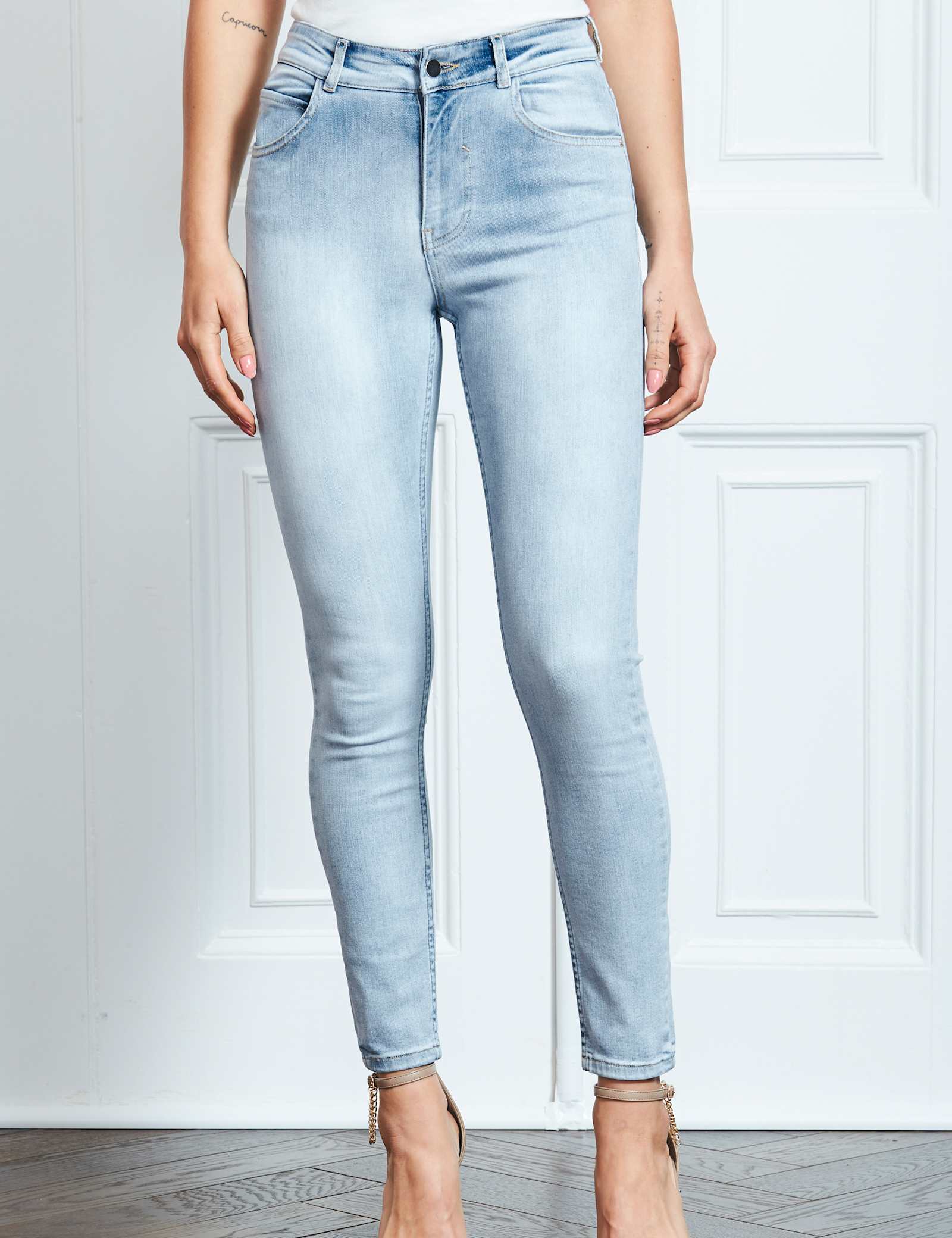 High Waisted Skinny Jeans - image 2