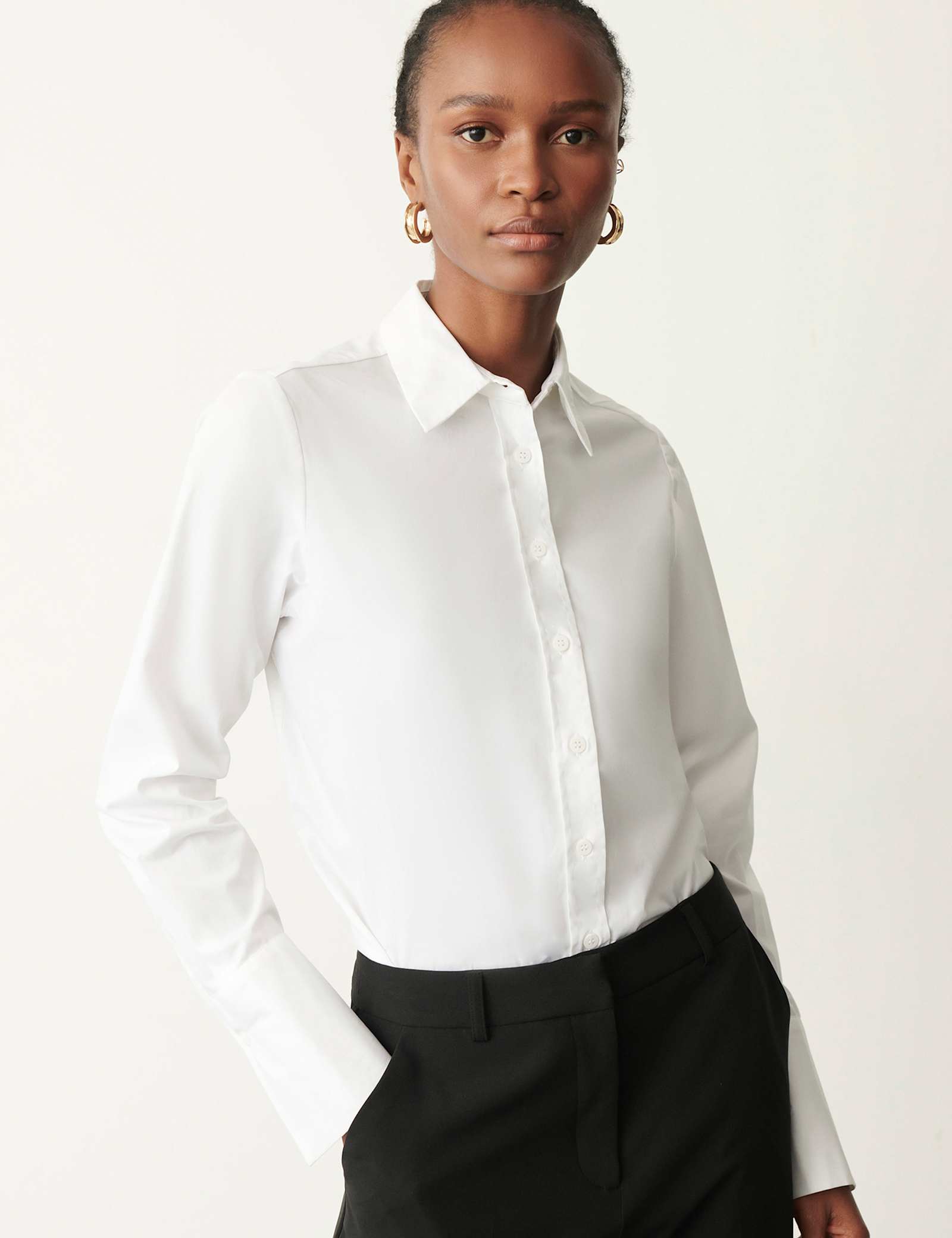 Pure Cotton Collared Shirt - image 3