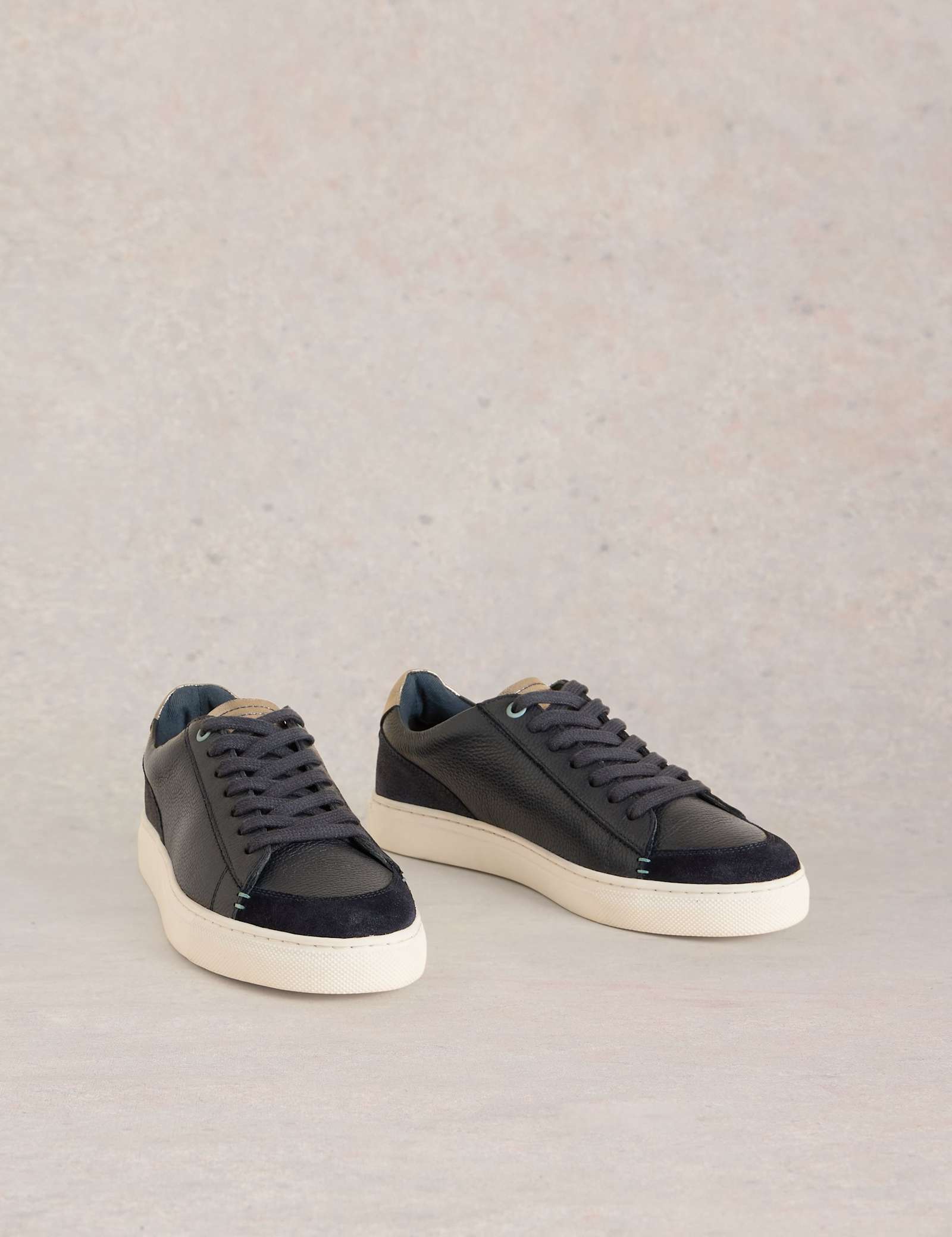 Leather Lace Up Trainers - image 2