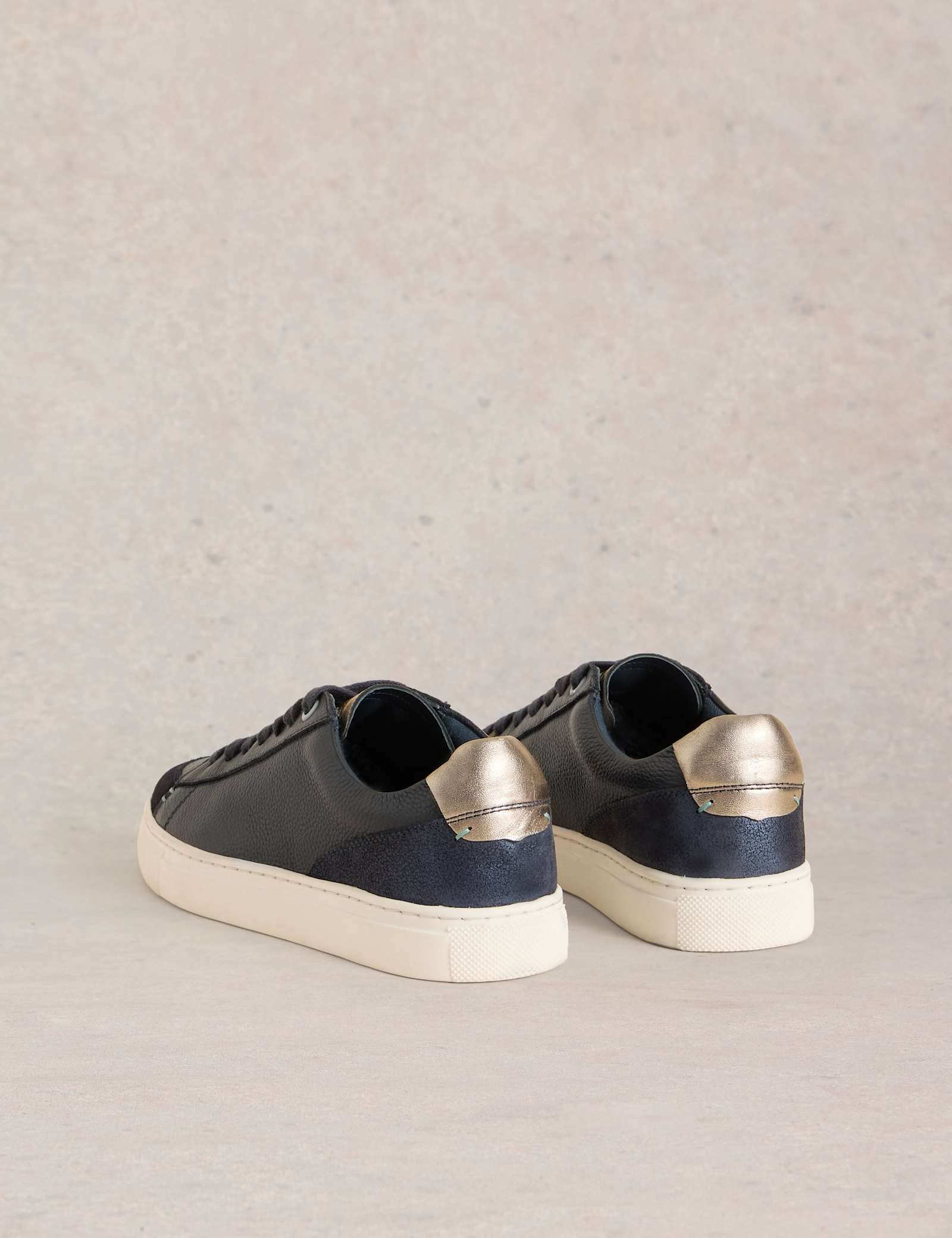 Leather Lace Up Trainers - image 4