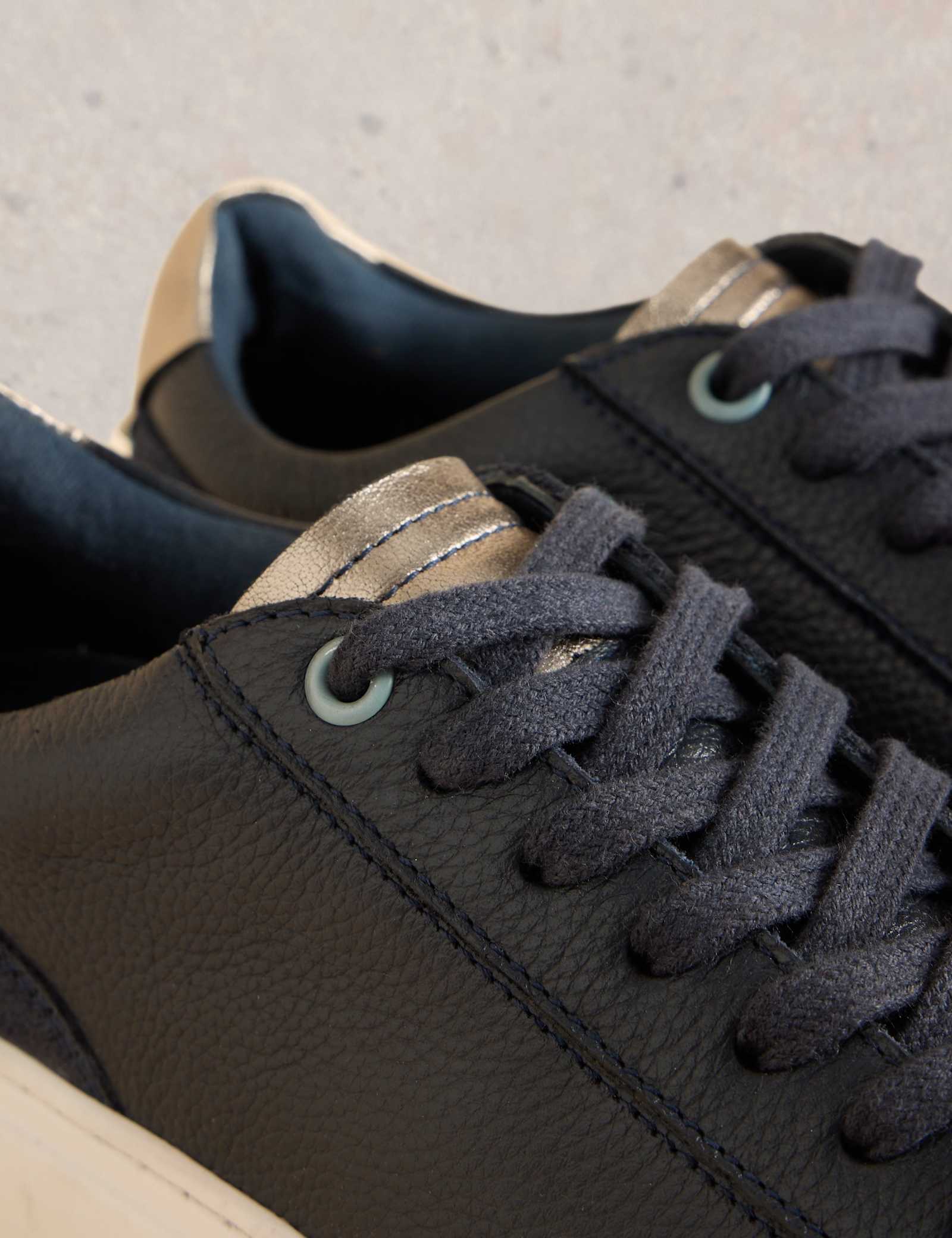 Leather Lace Up Trainers - image 3