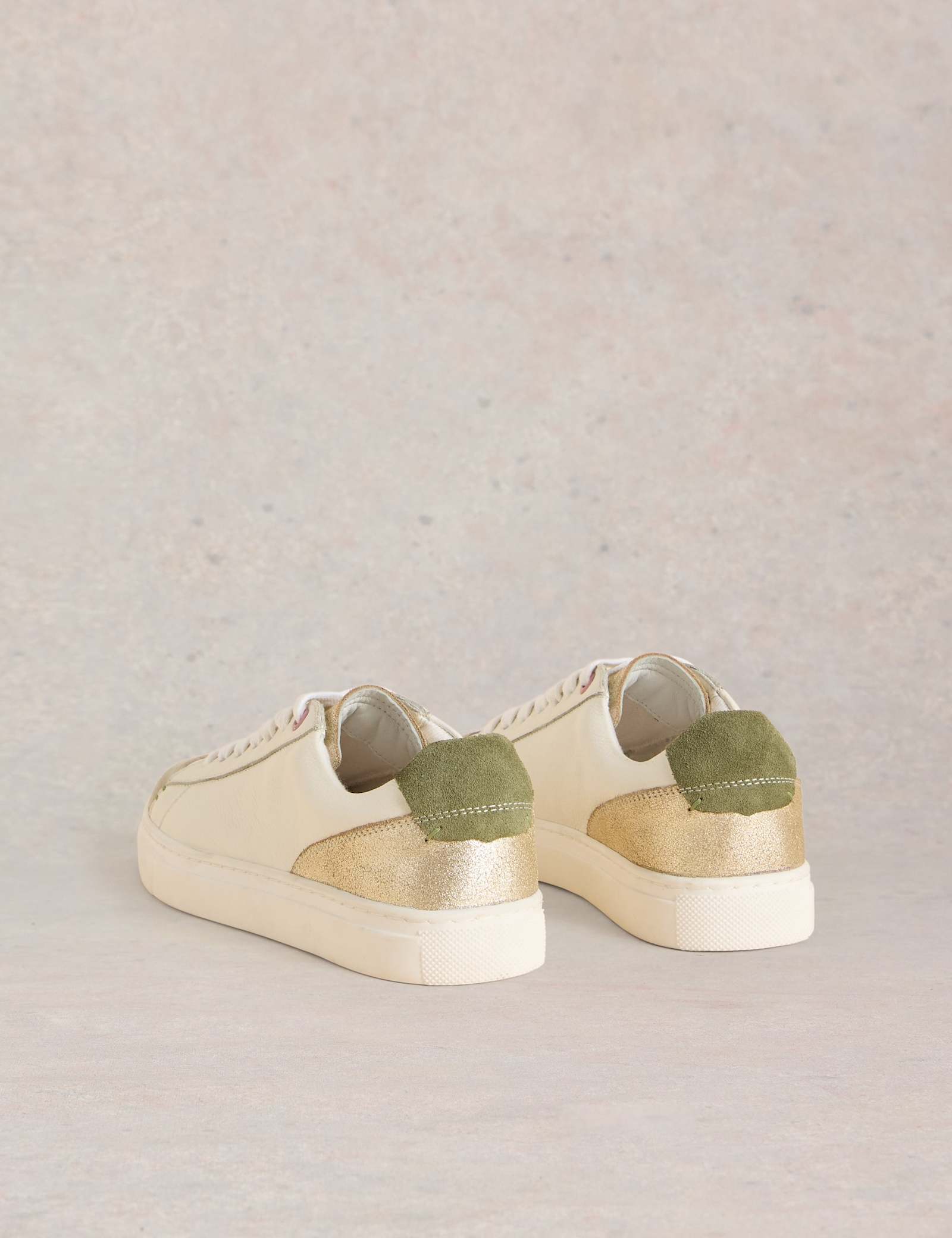 Leather Lace Up Trainers - image 4