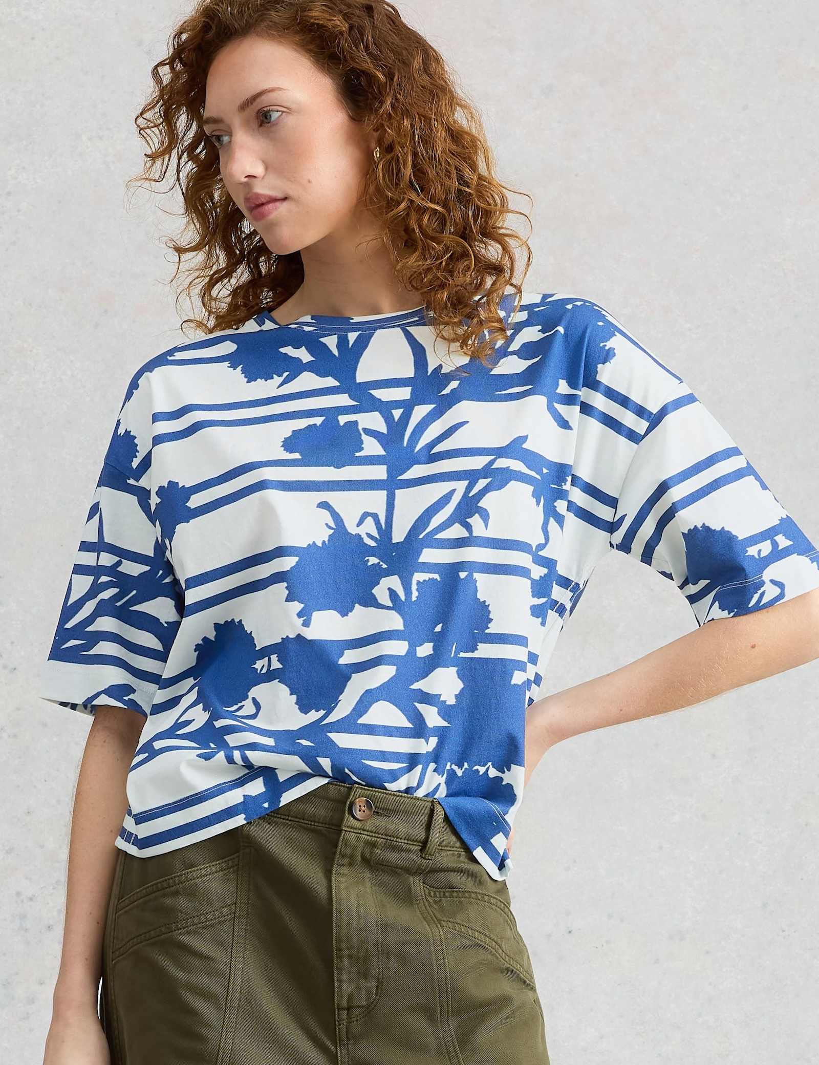 Pure Cotton Floral T-Shirt - image 3