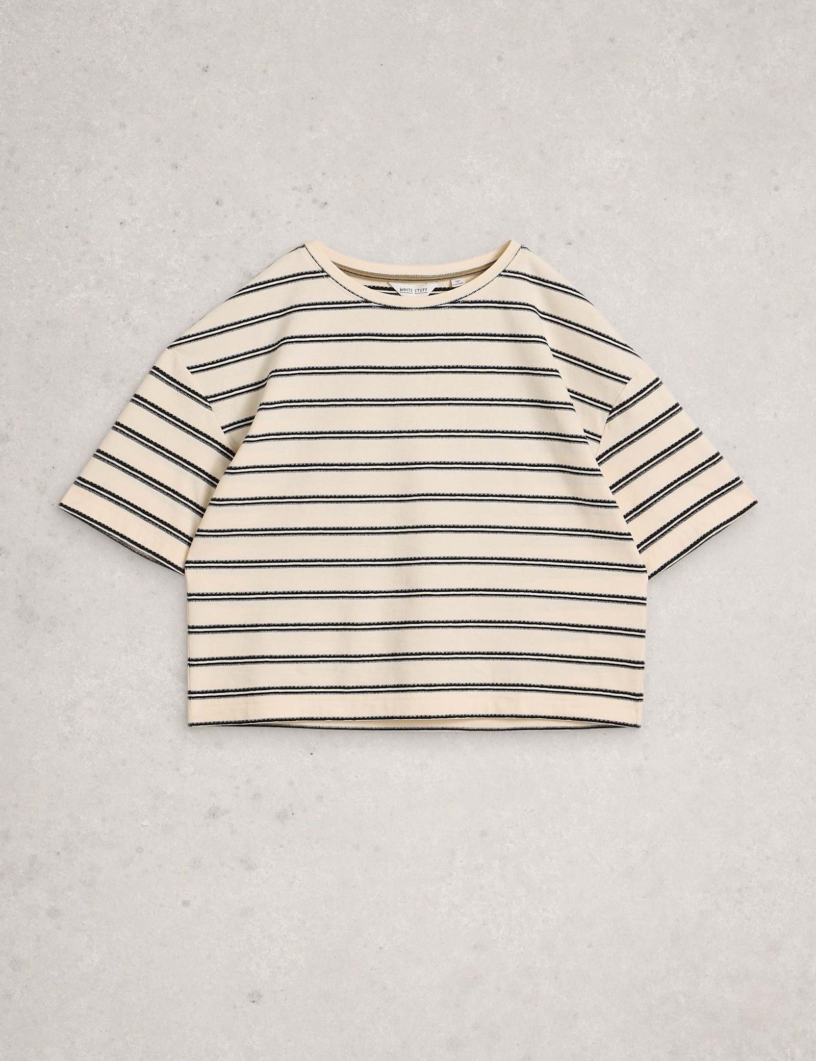 Pure Cotton Striped T-Shirt - image 1