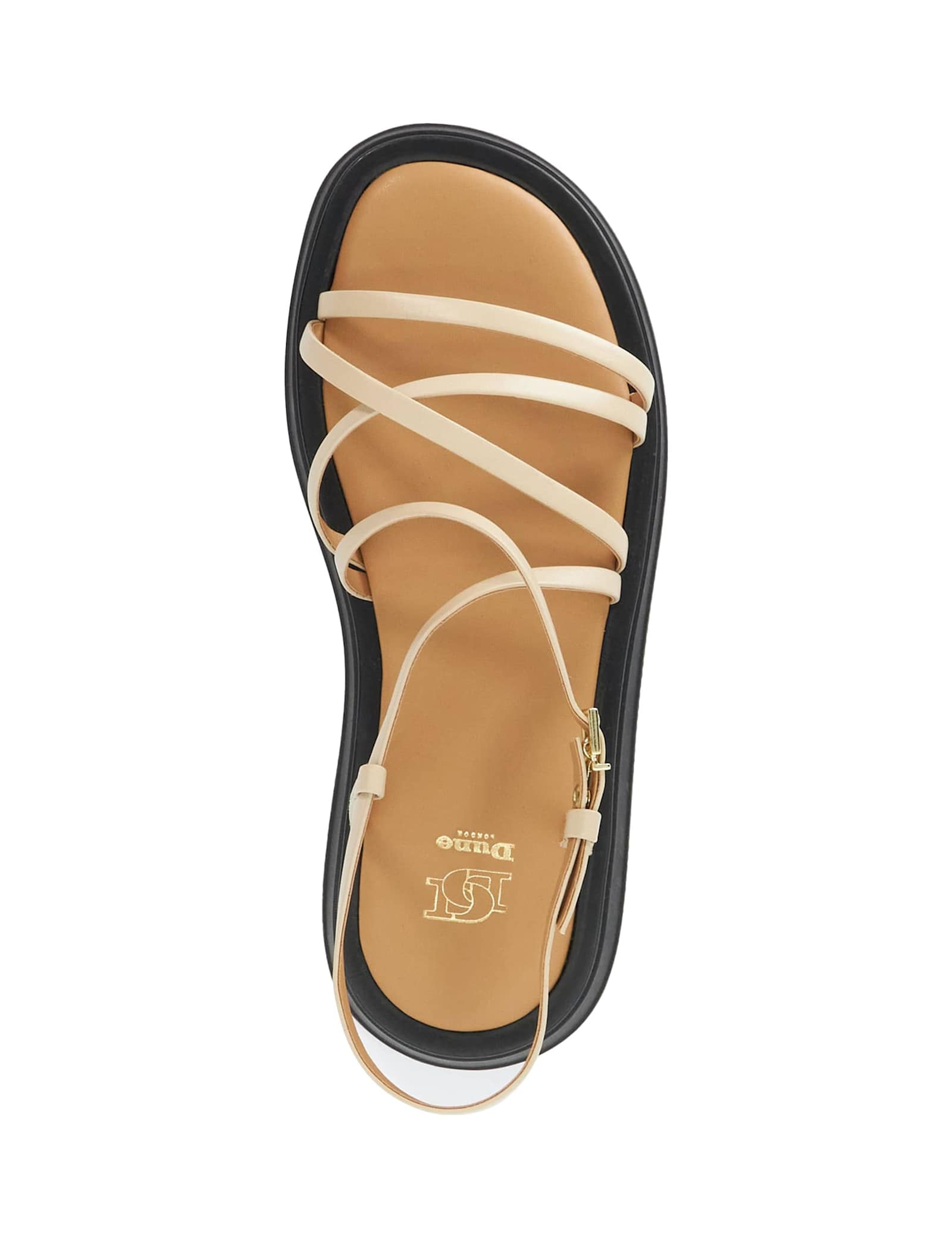 Leather Tubular Strappy Footbed Sandals - image 5