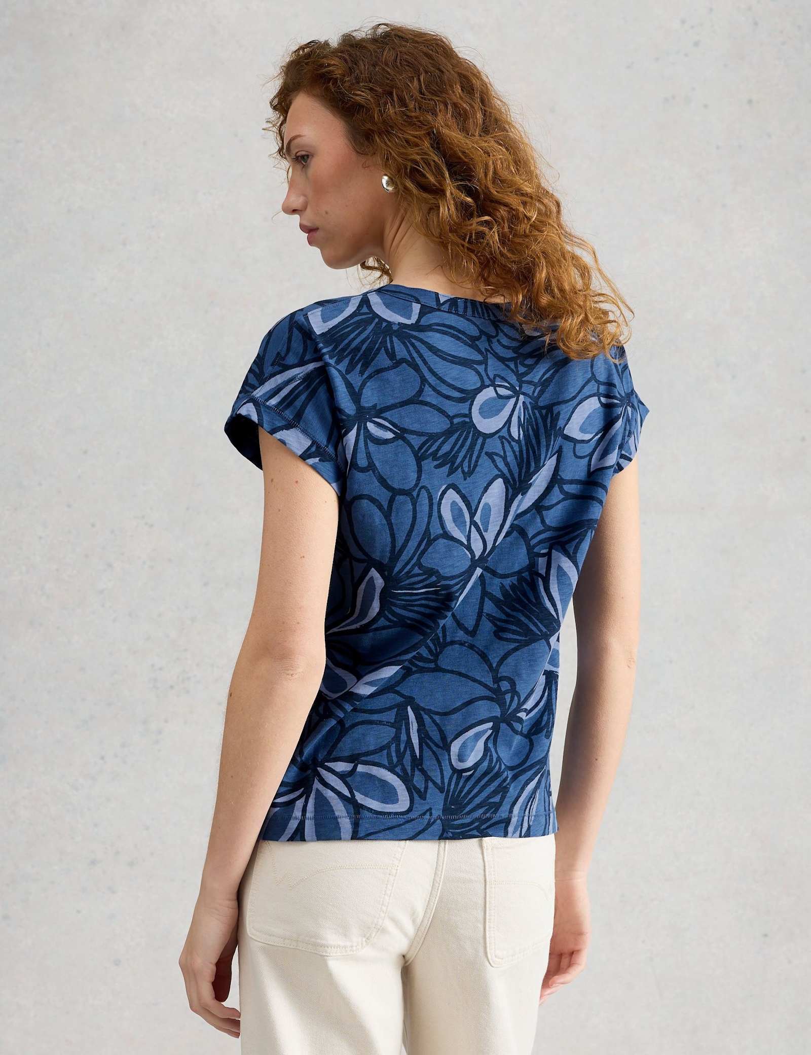 Pure Cotton Floral T-Shirt - image 3