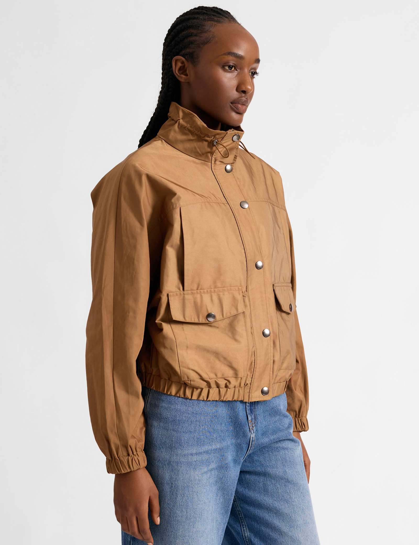Cotton Blend Utility Jacket - image 4