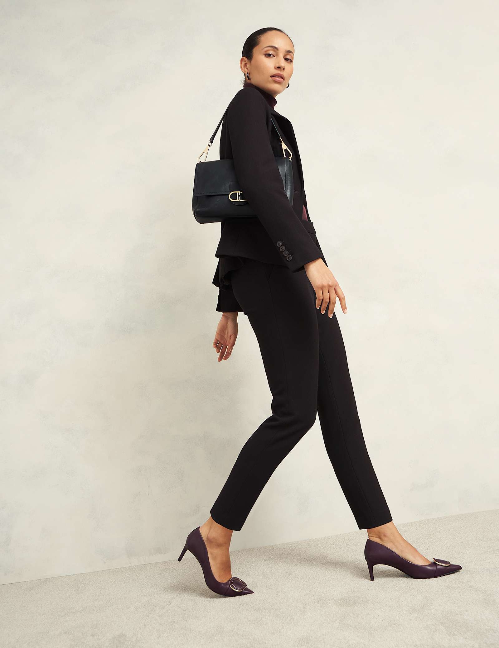Tailored Tapered Slim Fit Trousers - image 4