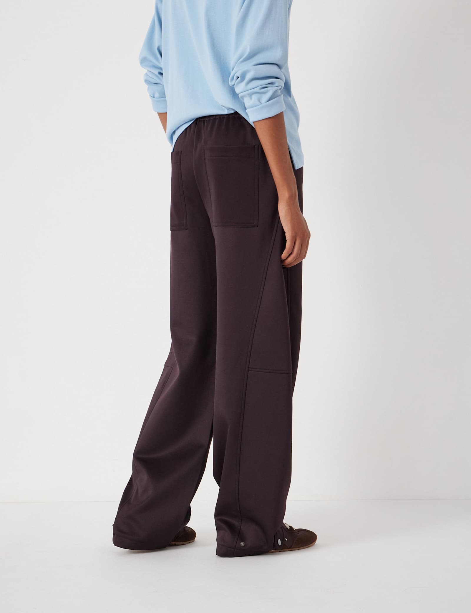 Cotton Blend Barrel Leg Joggers - image 4
