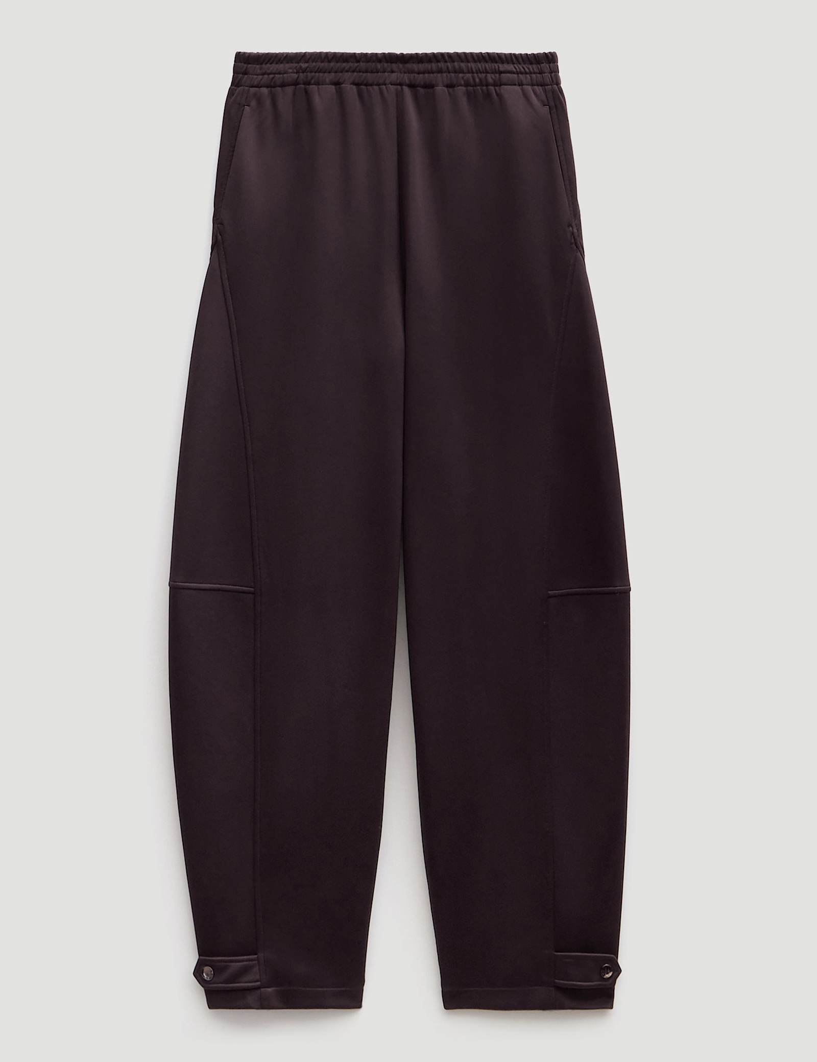 Cotton Blend Barrel Leg Joggers - image 1
