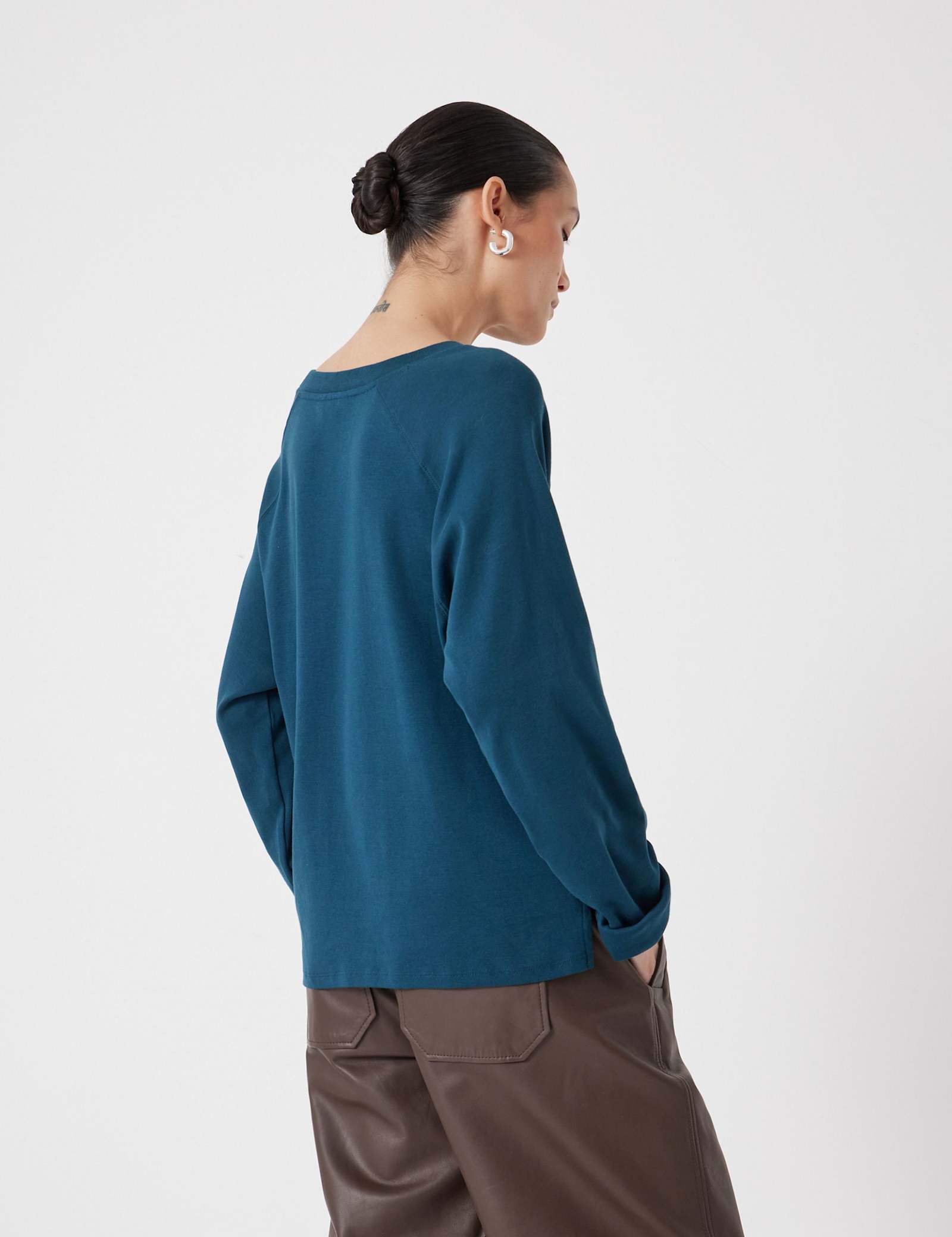 Pure Cotton Raglan Sleeve Top - image 4