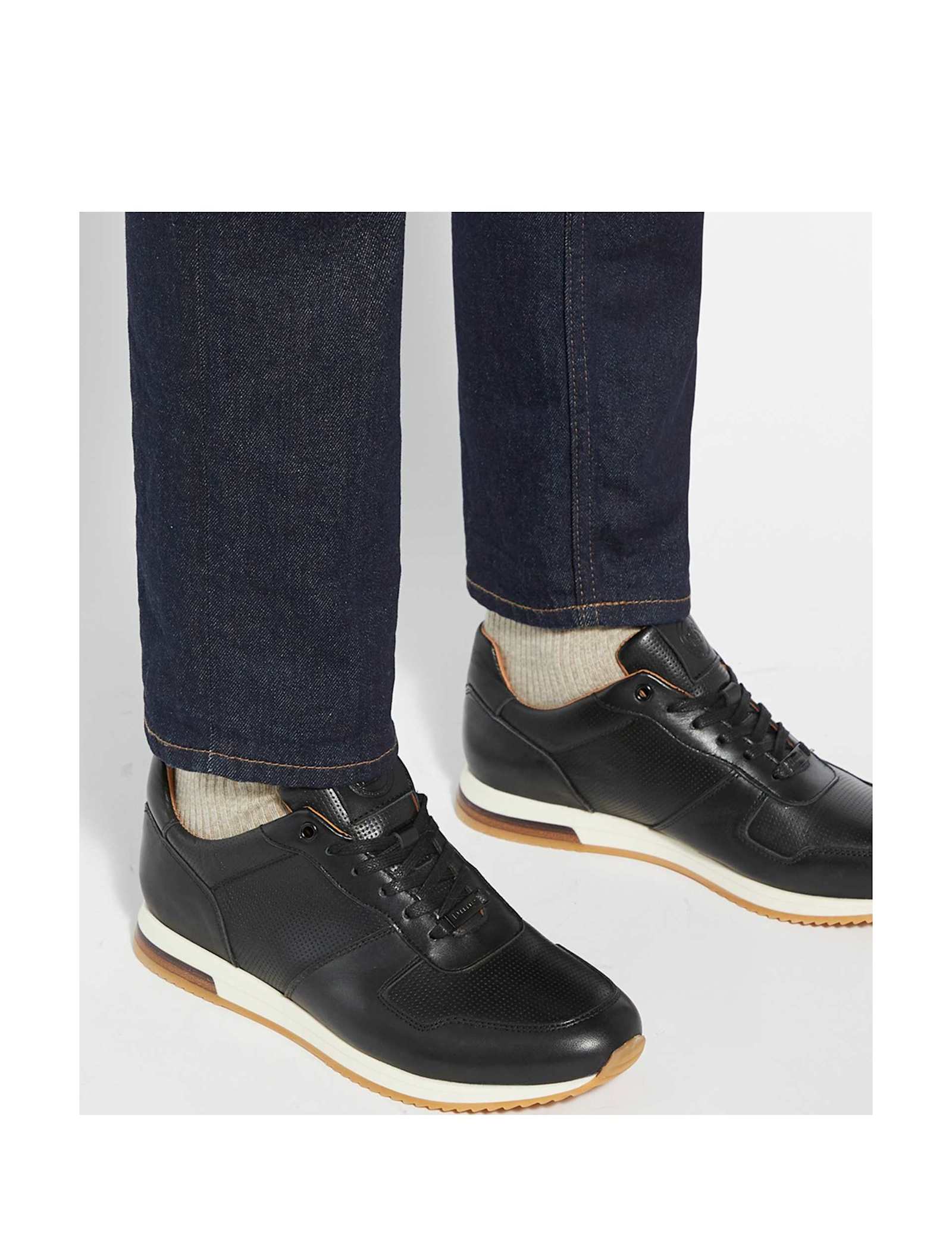Suede Lace Up Trainers - image 2