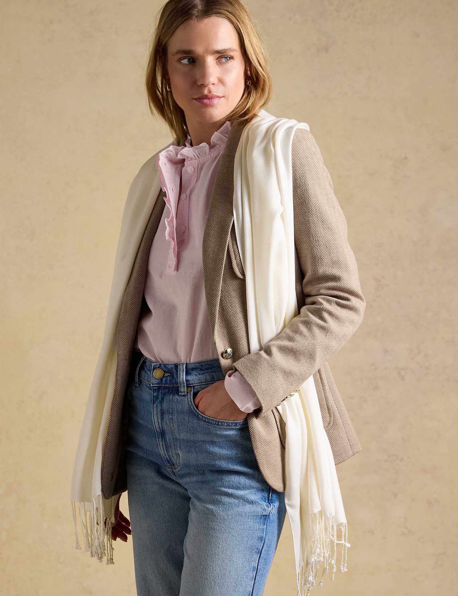 Pure Modal Tassel Scarf - image 5