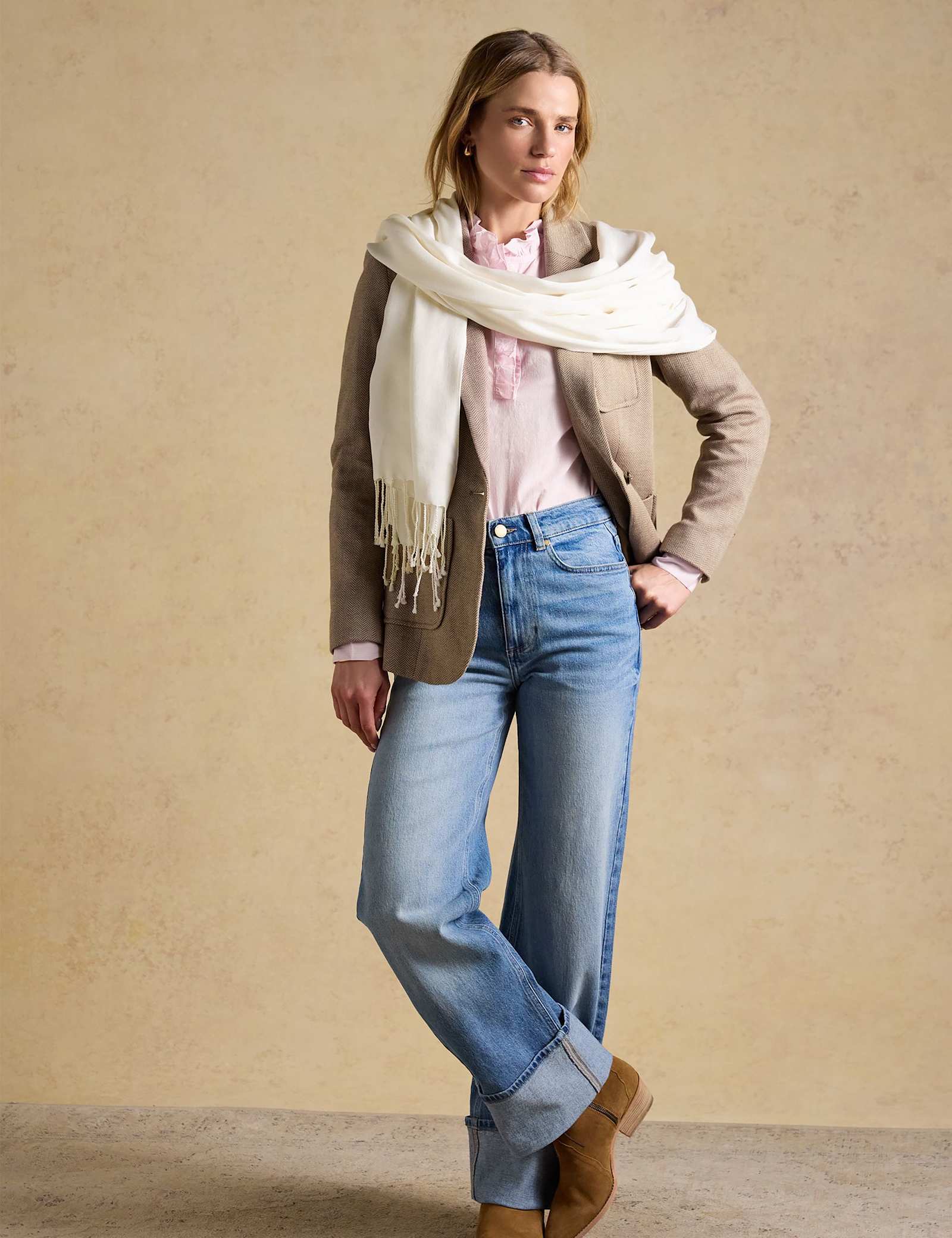 Pure Modal Tassel Scarf - image 4