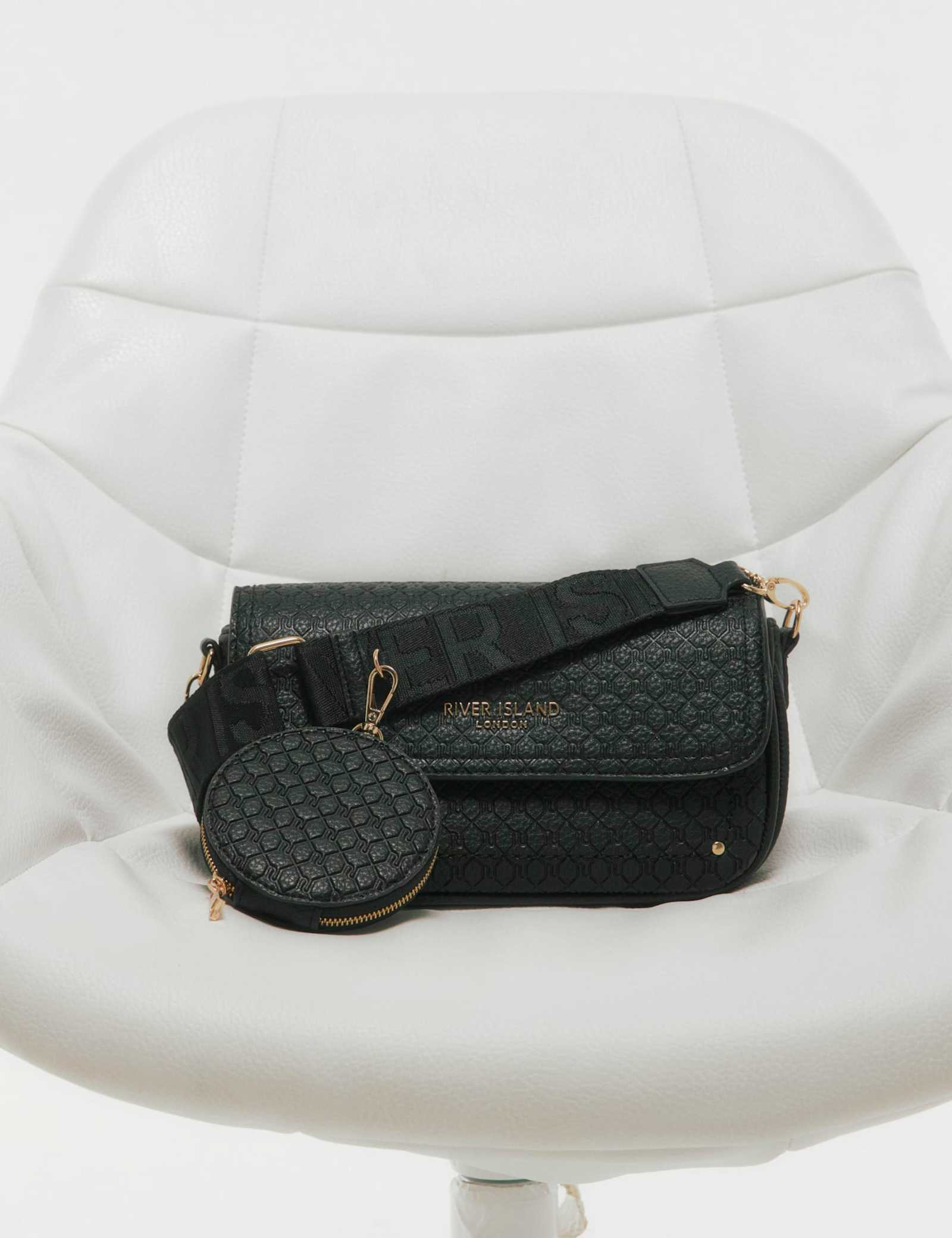 Monogram Print Cross Body Bag - image 5