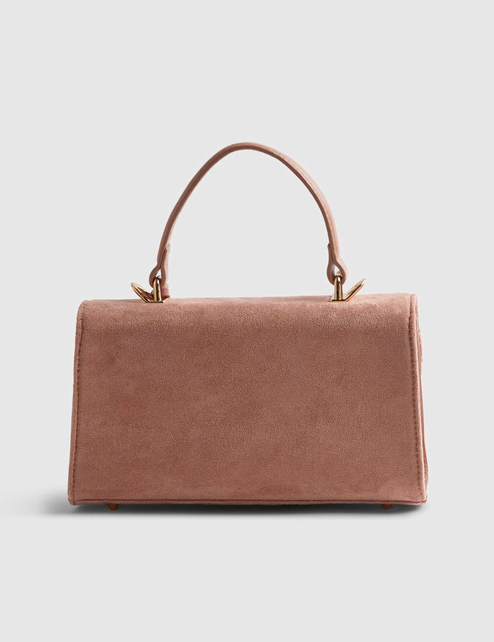Faux Leather Top Handle Tote - image 3