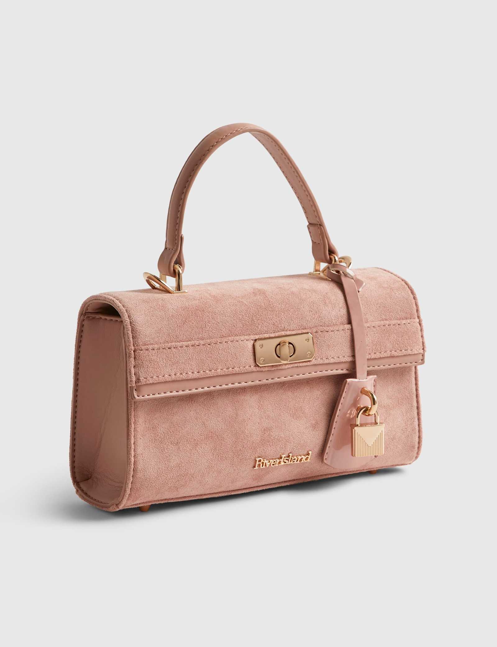 Faux Leather Top Handle Tote - image 4