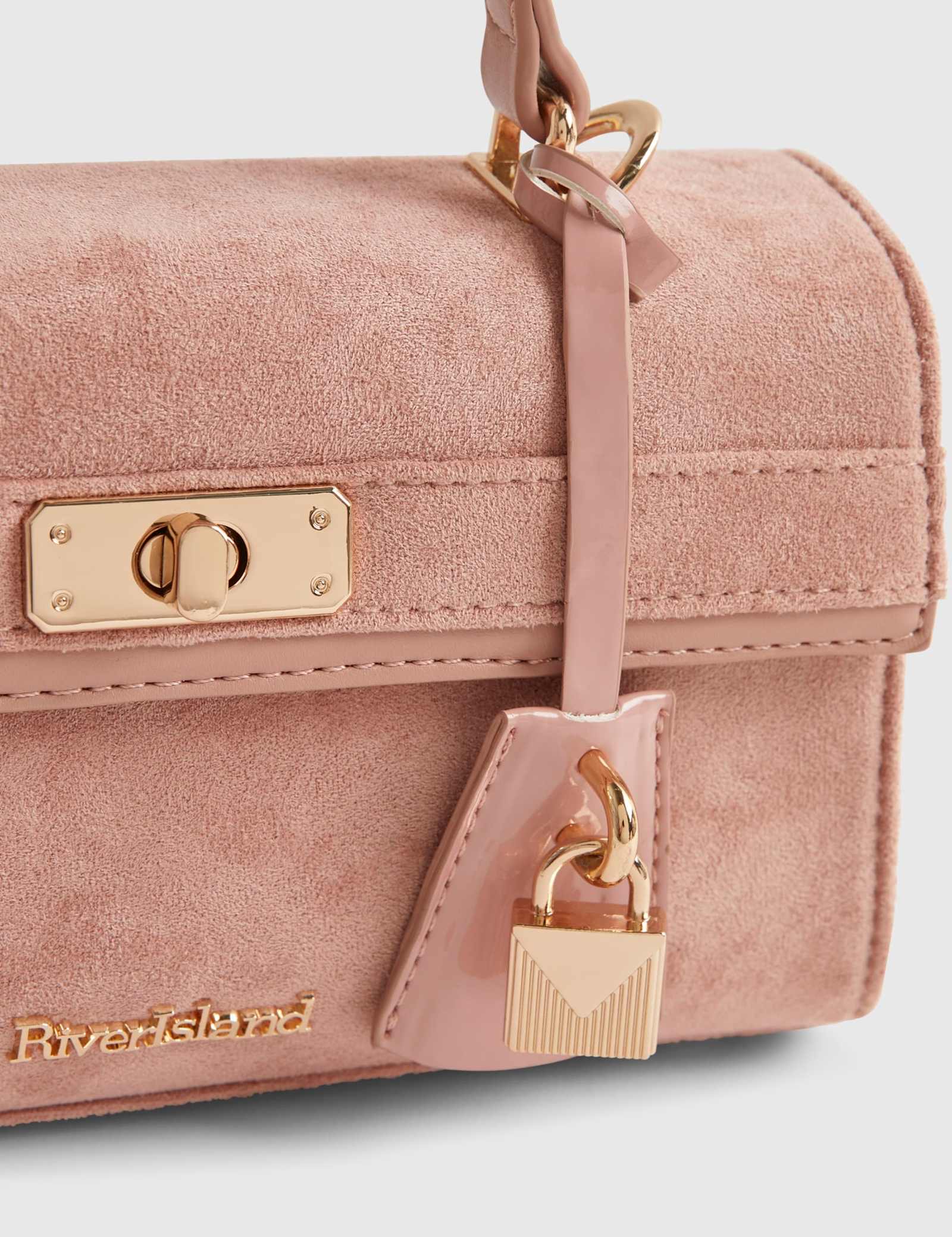 Faux Leather Top Handle Tote - image 2